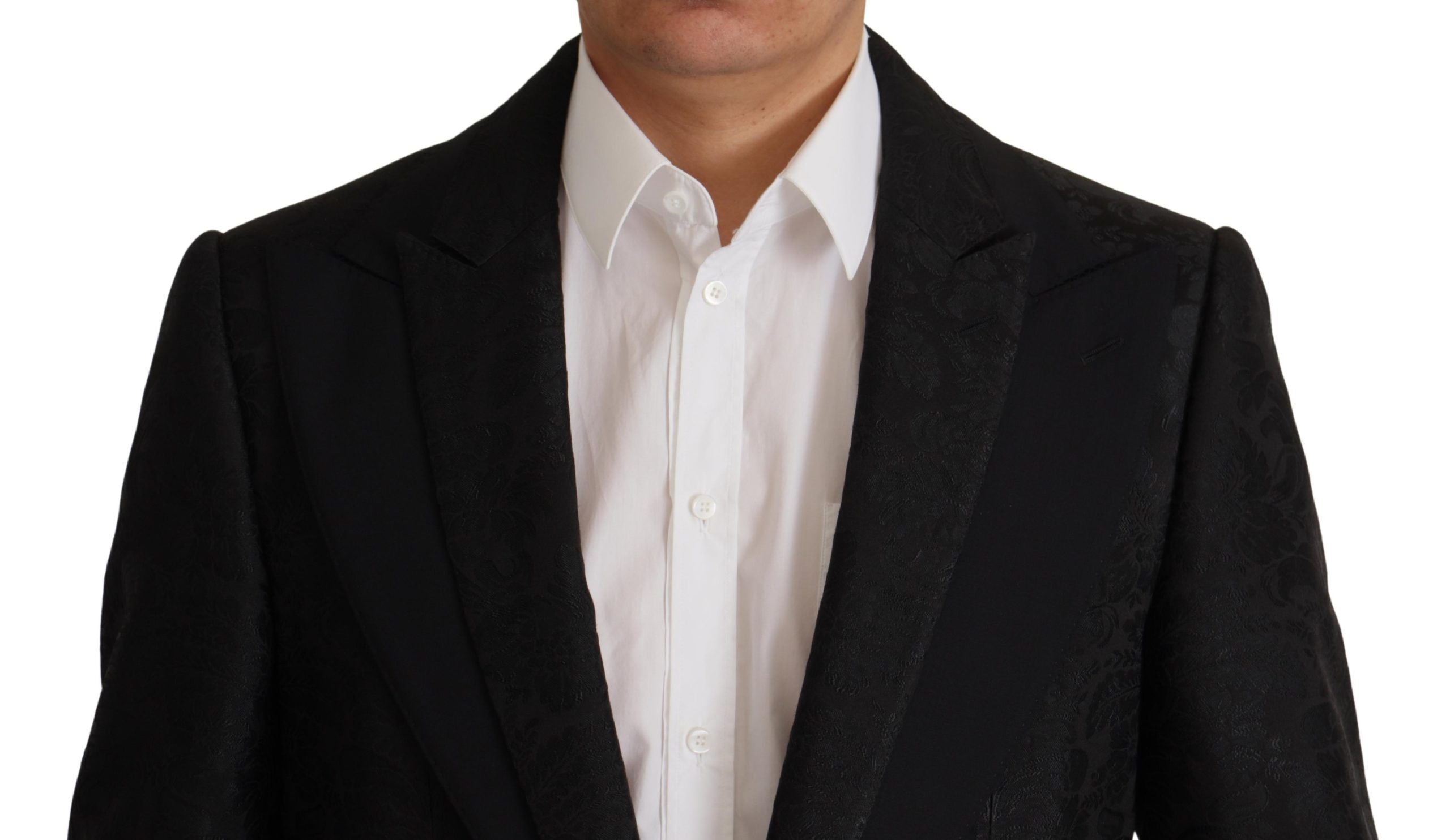 Black Polyester Formal 2 Piece MARTINI Suit