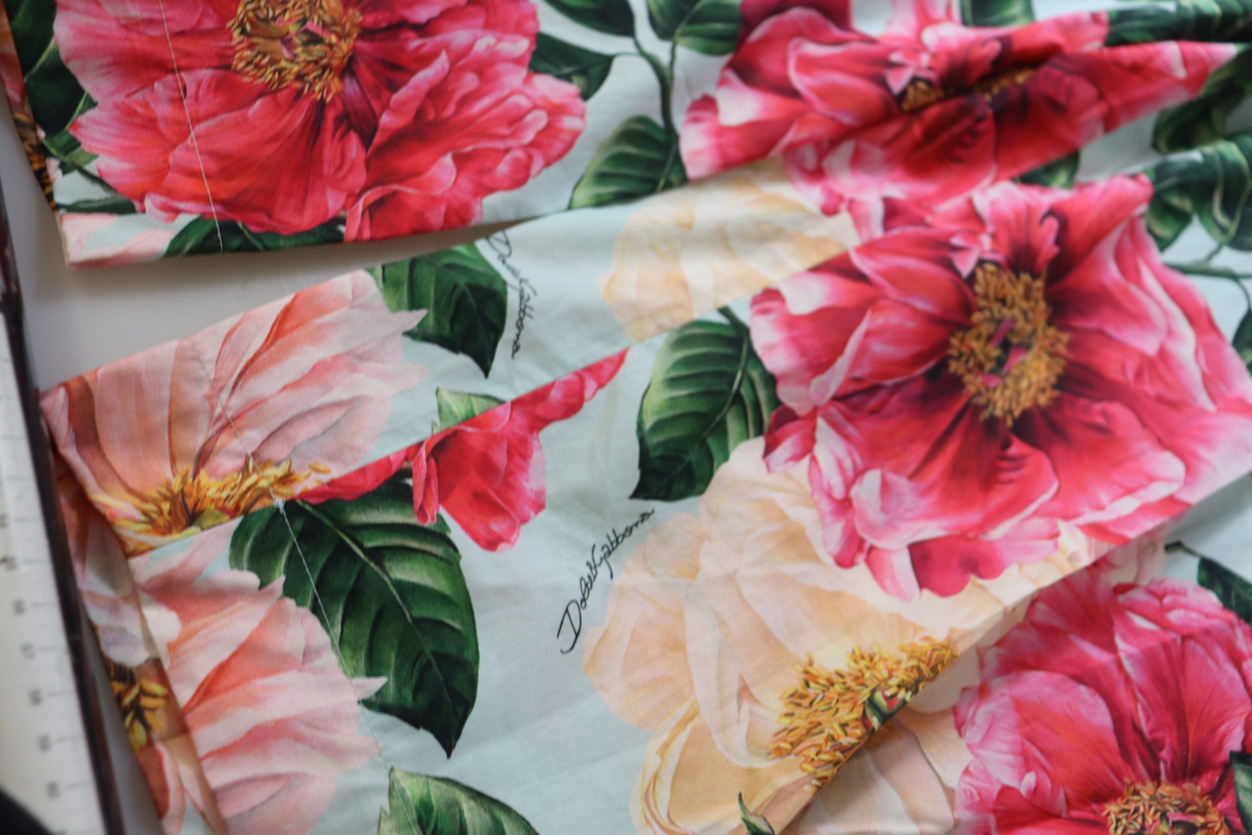 Multicolor Flora Printed High Waist Cropped Trouser Pants