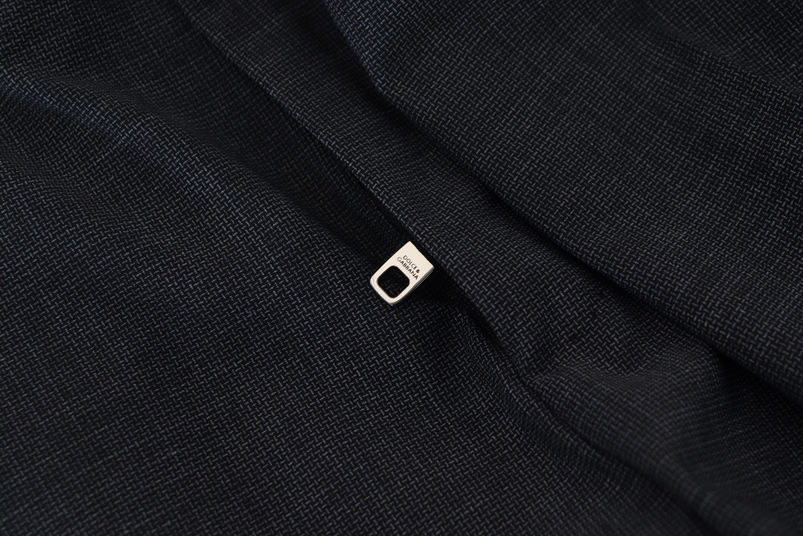 Gray Checked Cargo Trousers Stretch Pants