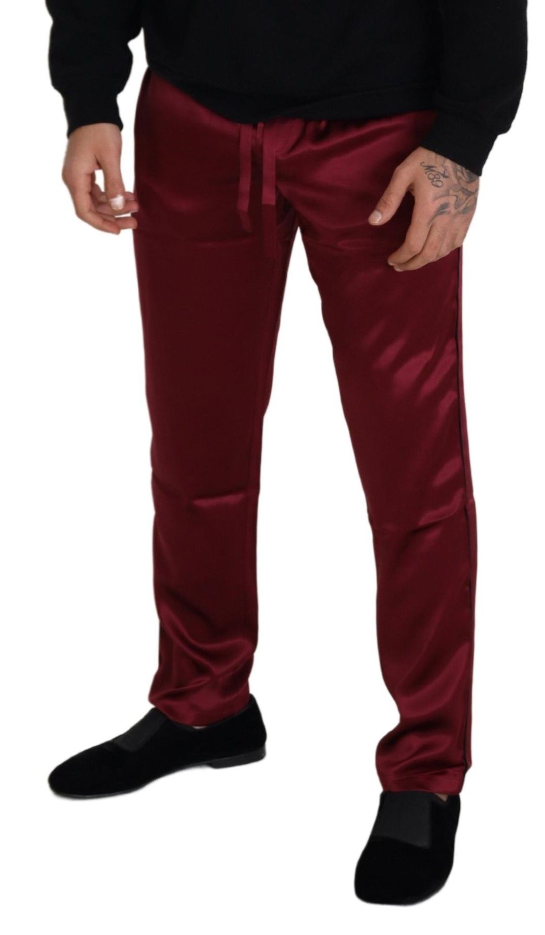 Bordeaux Silk DG Sleep Lounge Pants