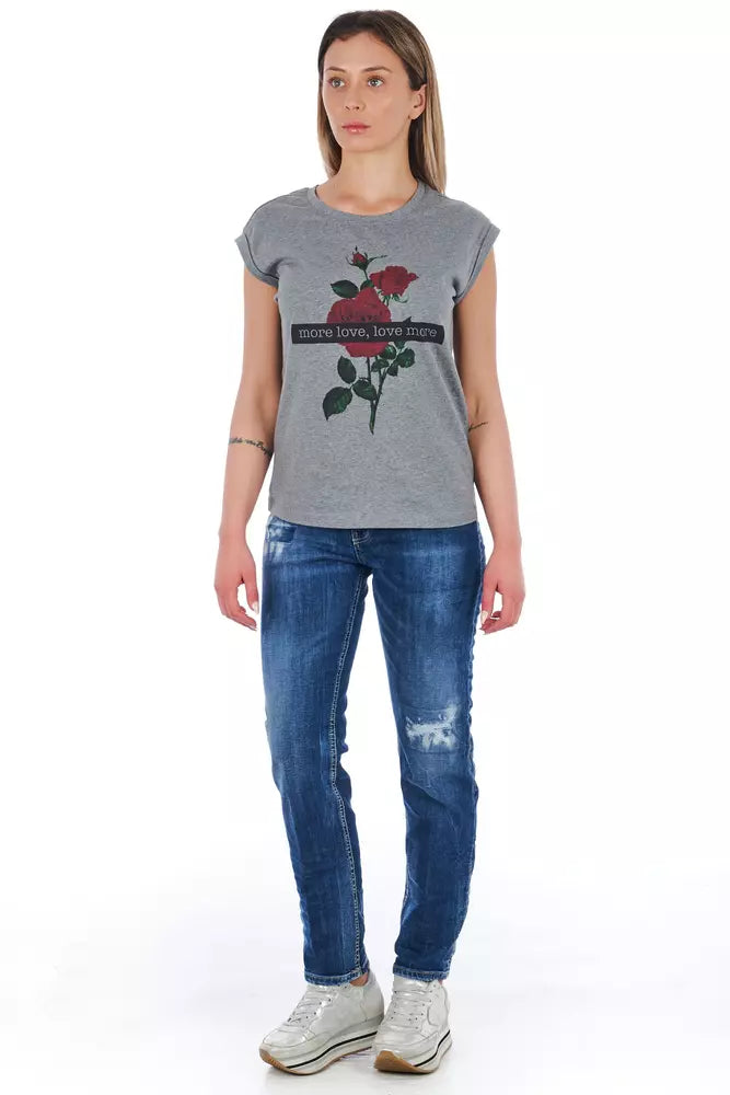 Blue Cotton Women's Jeans