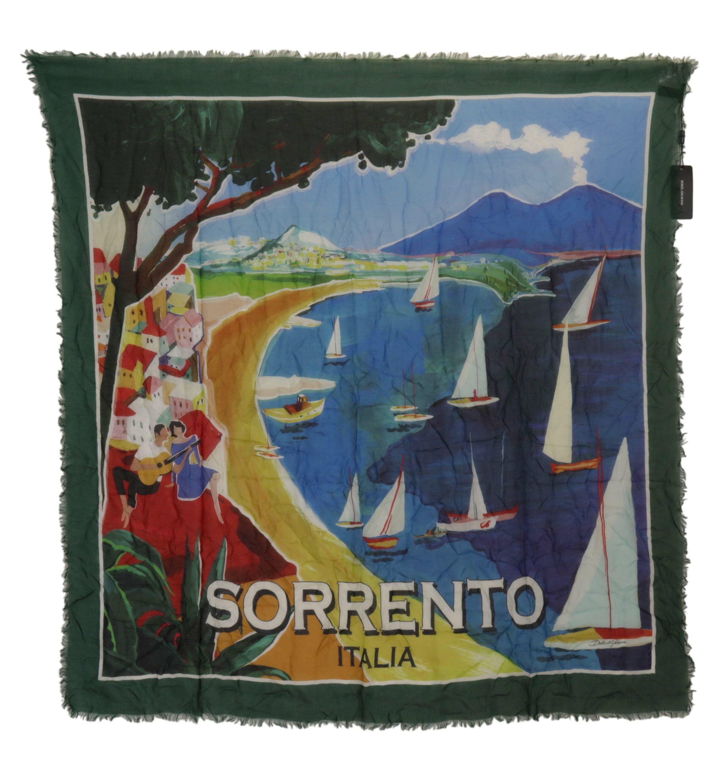 Multicolor Sorrento DG Shawl Fringe Scarf