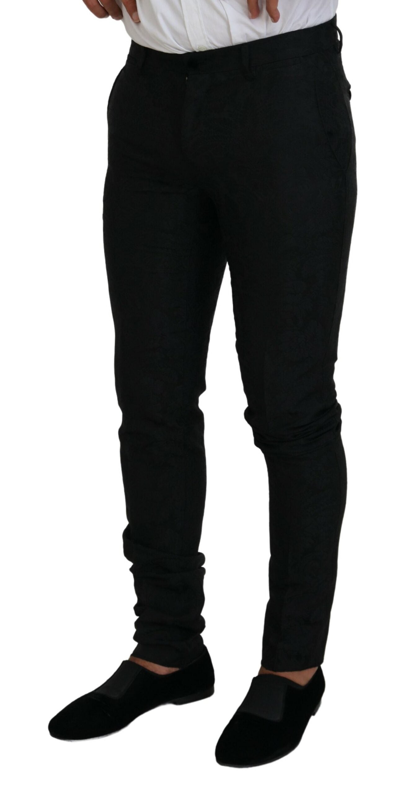 Black Polyester Men 2 Piece MARTINI Suit