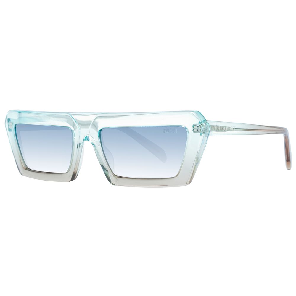Turquoise Plastic Sunglasses