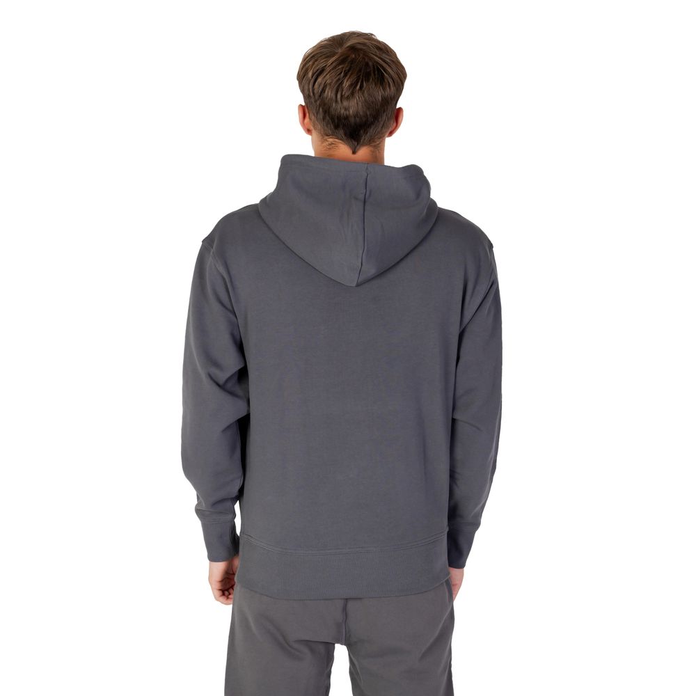 Gray Cotton Hoodie