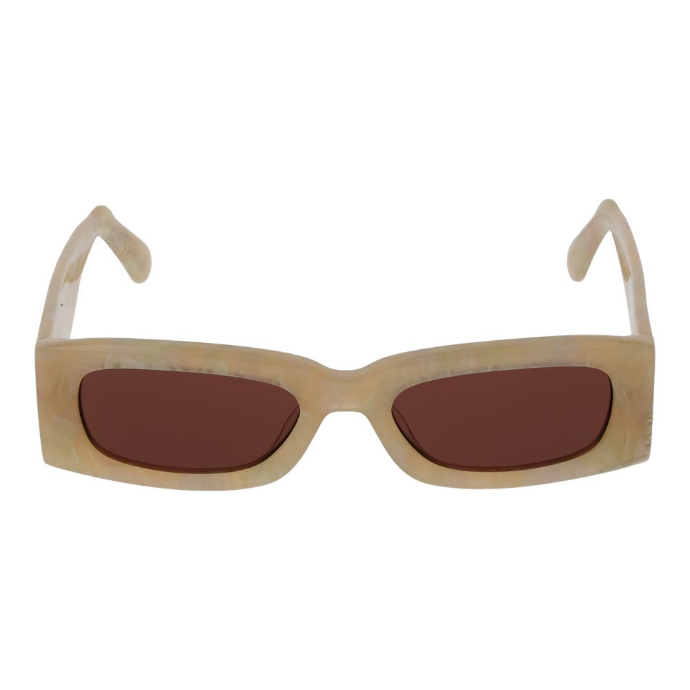 Cream Plastic Sunglasses