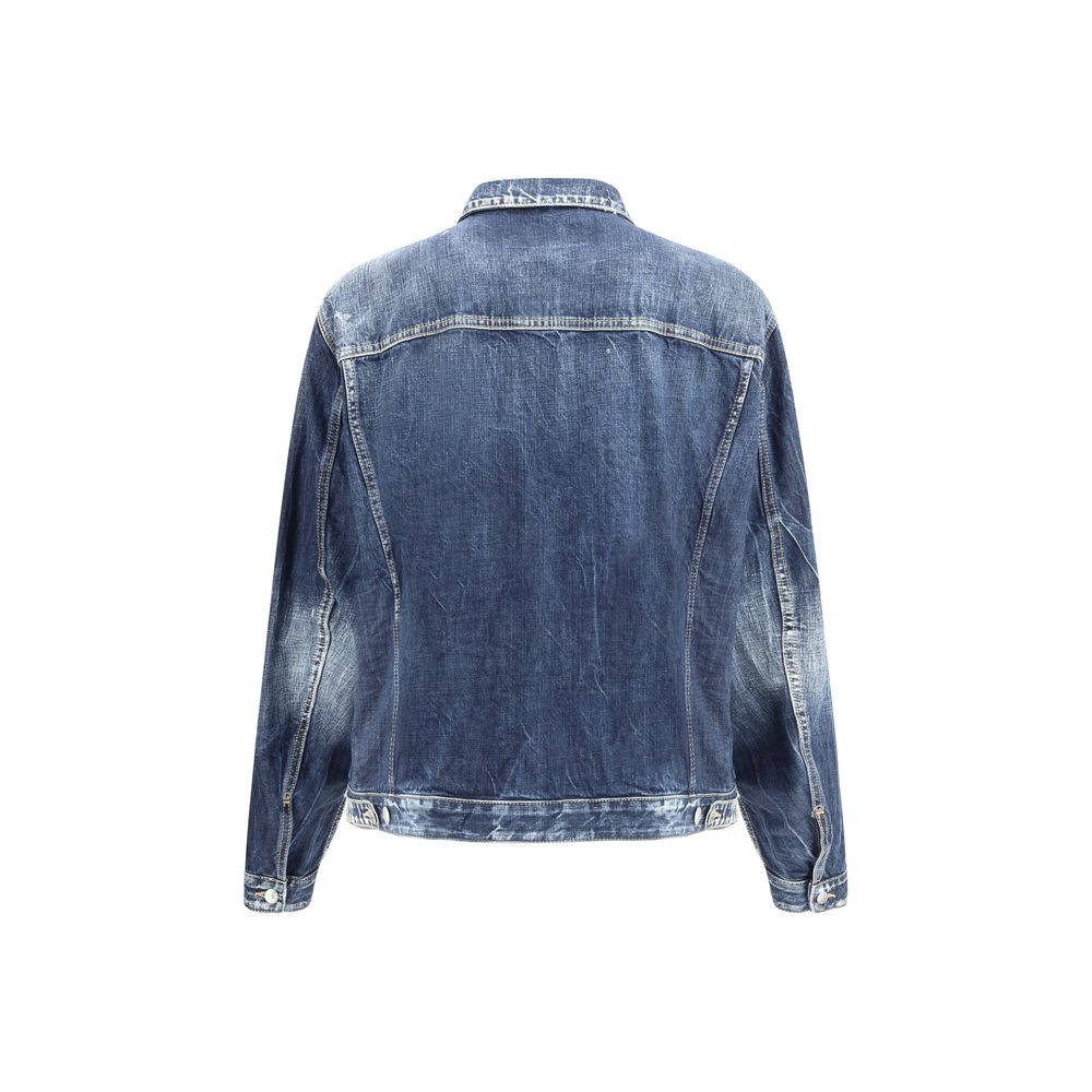Blue Cotton Denim Jacket