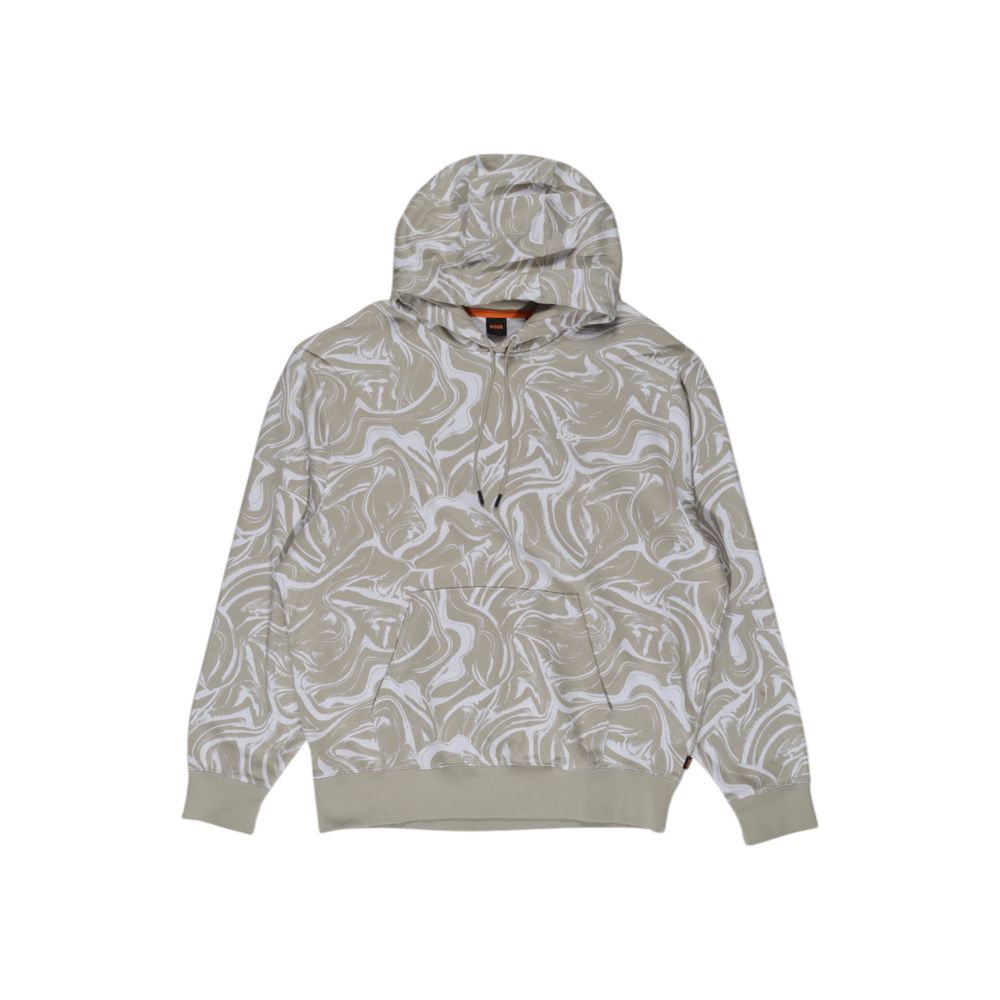 Beige Cotton Hoodie