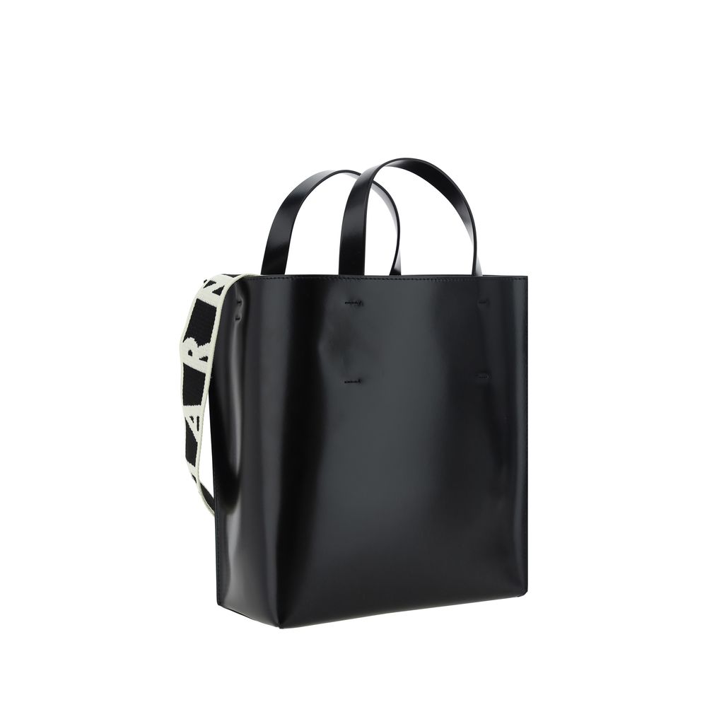 Black Calf Leather Bos Taurus Handbag