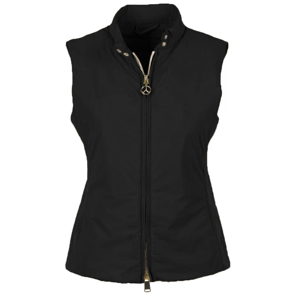 Black Nylon Women Vest