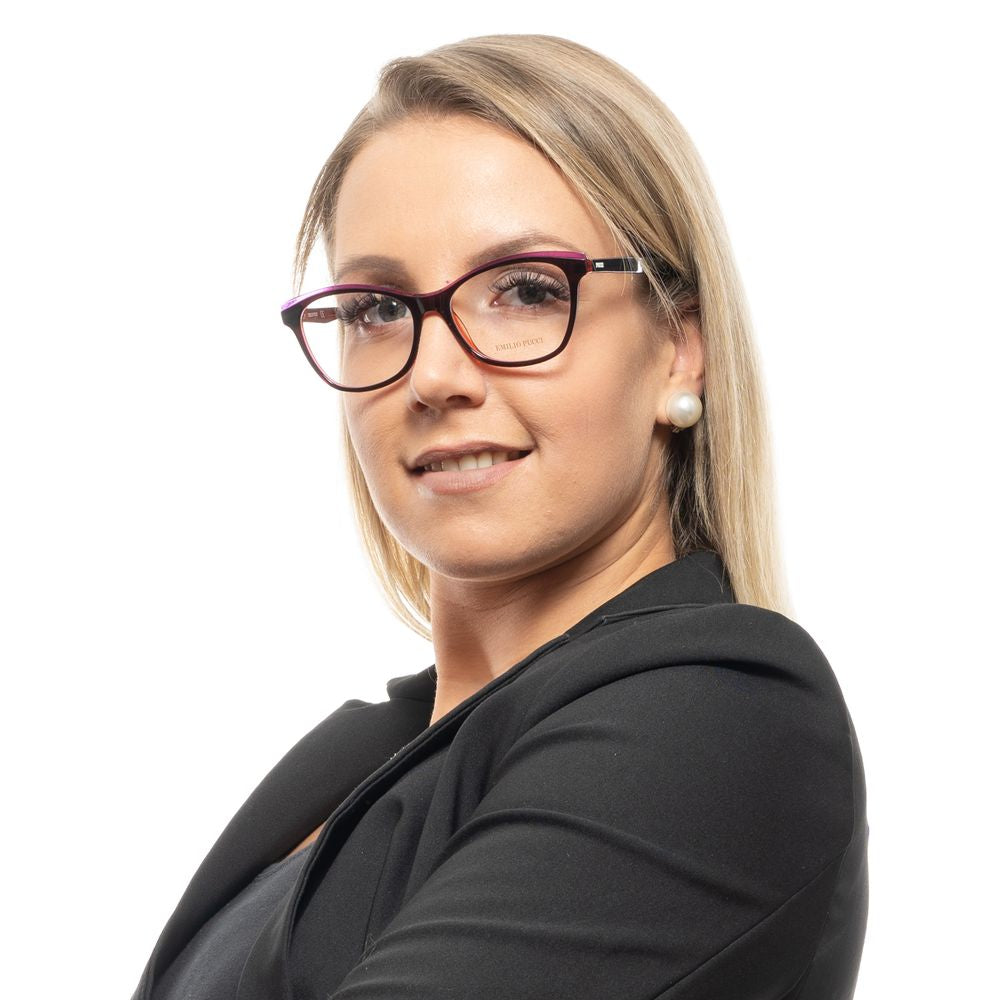 Burgundy Plastic Glasses (Frames)