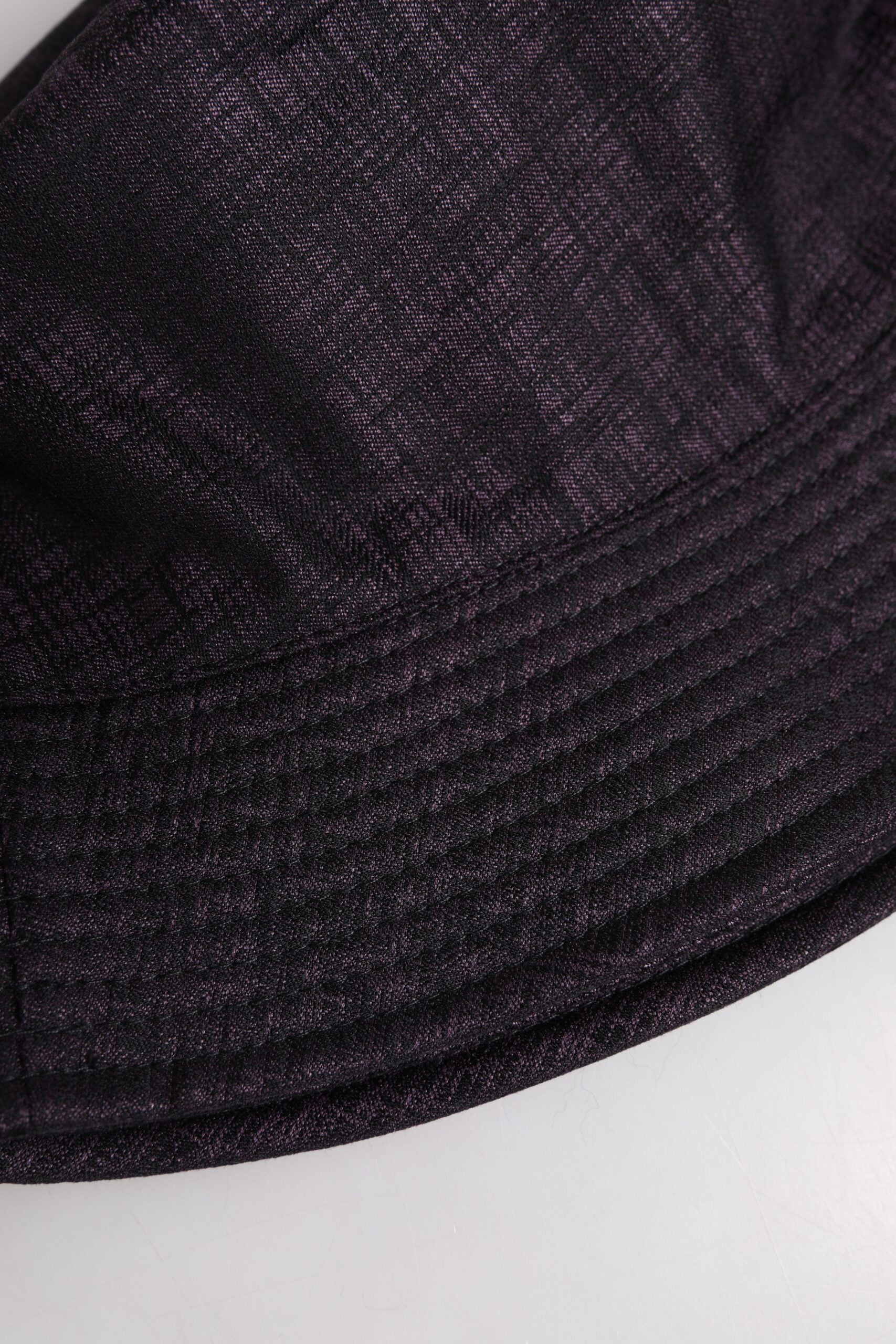 Black Wide Brim Nylon Bucket Hat