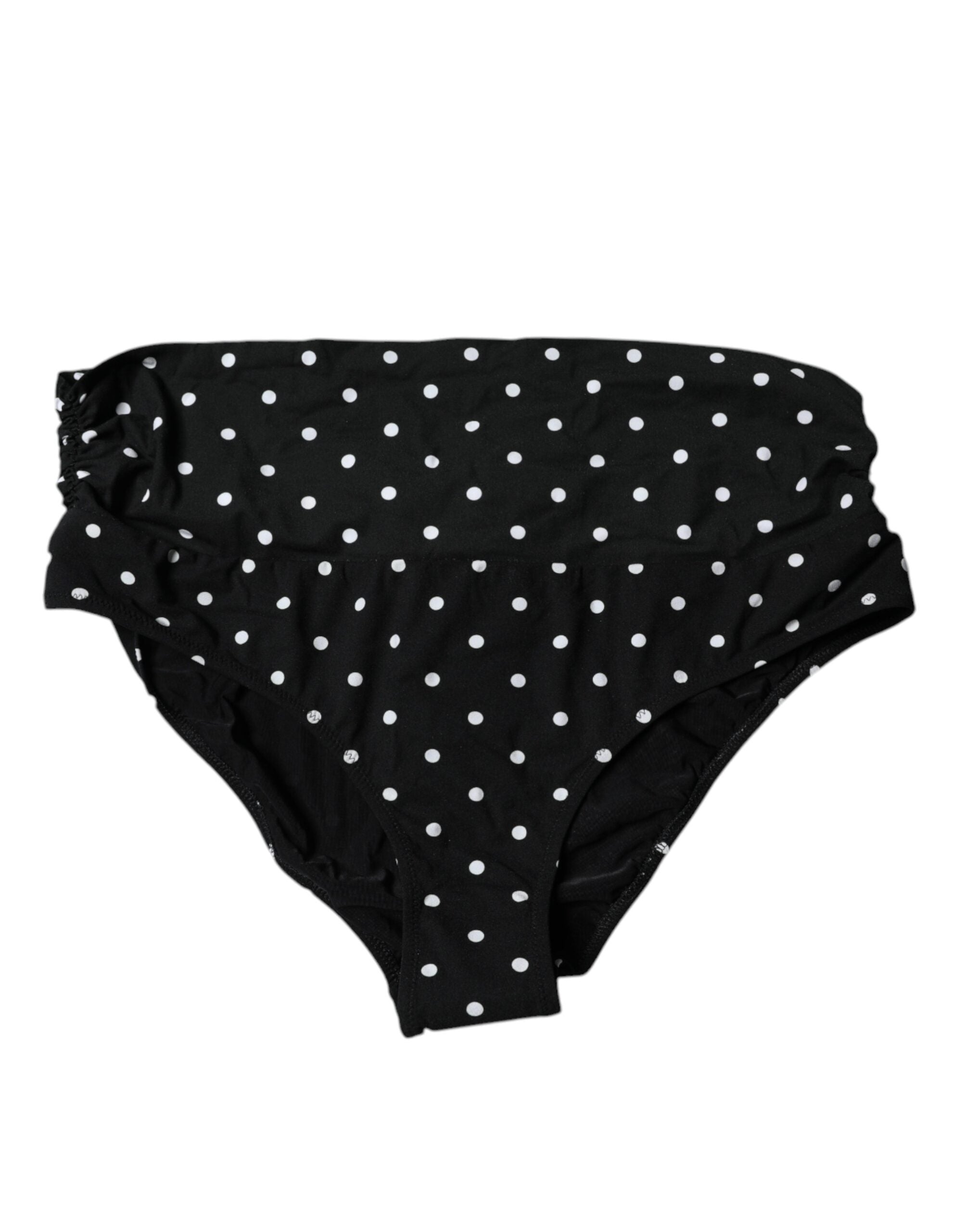 Black Polka Dot Swimsuit Bikini Bottom Swimwear