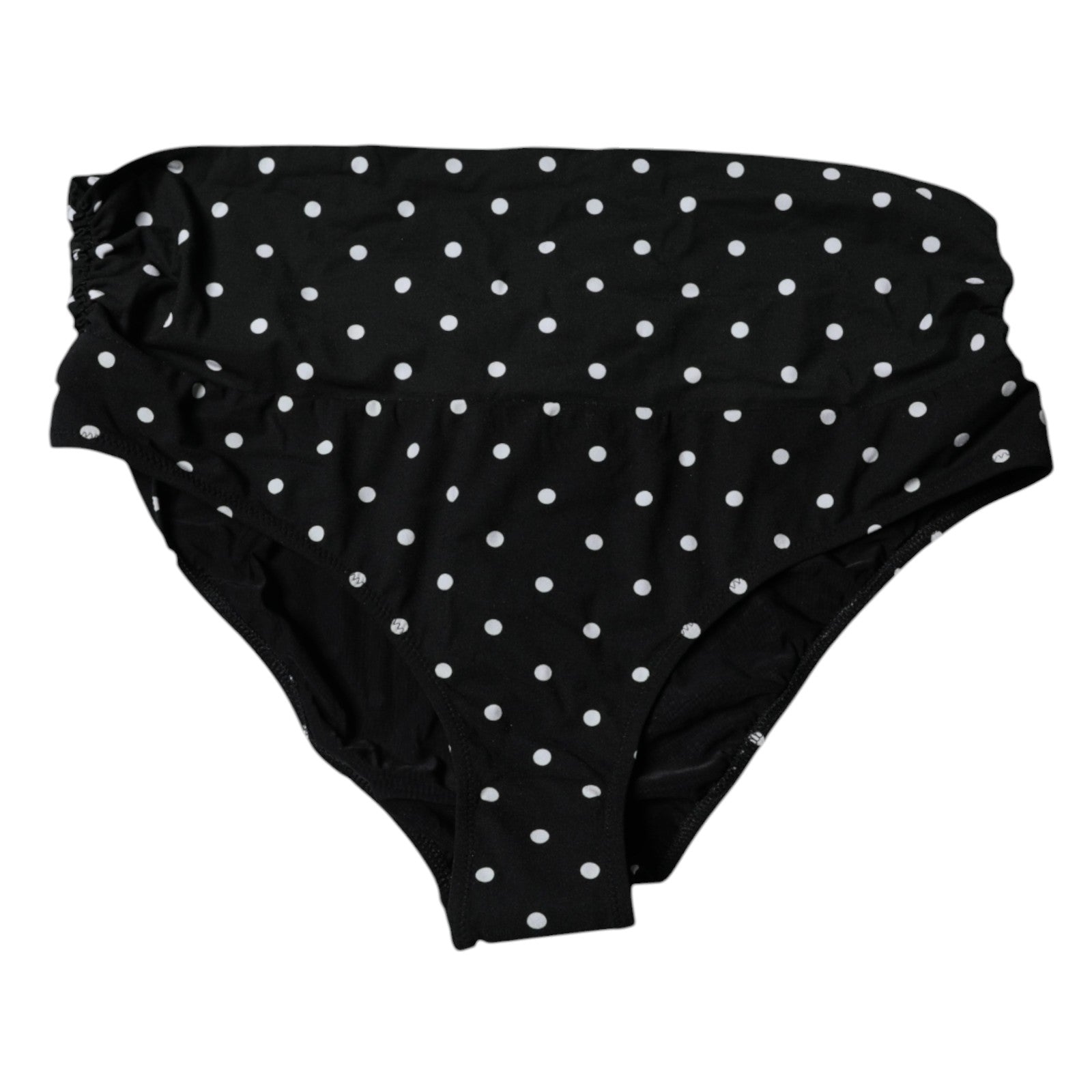 Black Polka Dot Swimsuit Bikini Bottom Swimwear