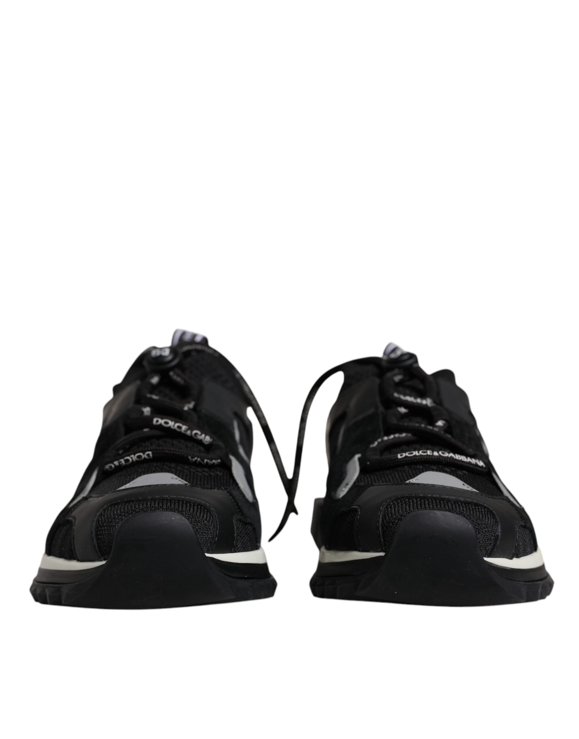 Black Mesh Sorrento Trekking Sneakers Shoes