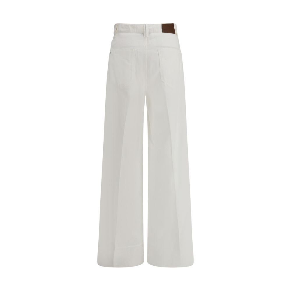 White Cotton Jeans Denim