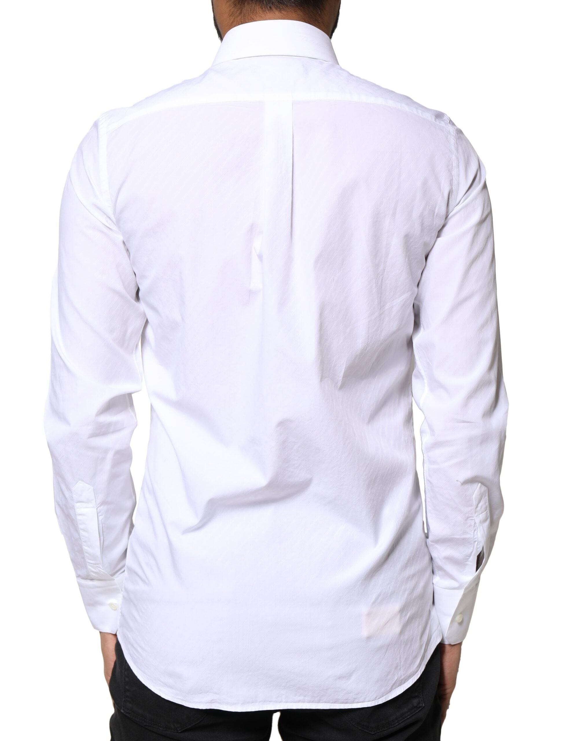 White Cotton MARTINI Formal Men Dress Shirt