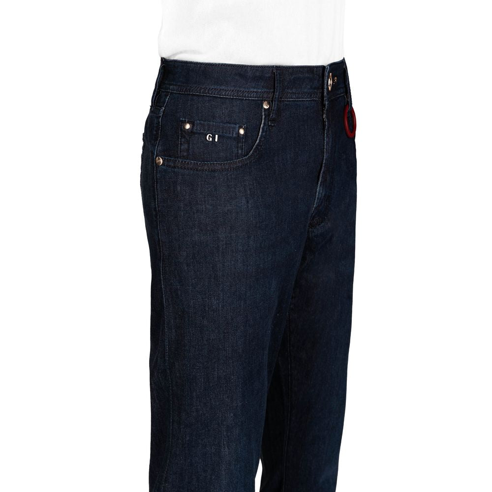 Blue Cotton Men Jeans