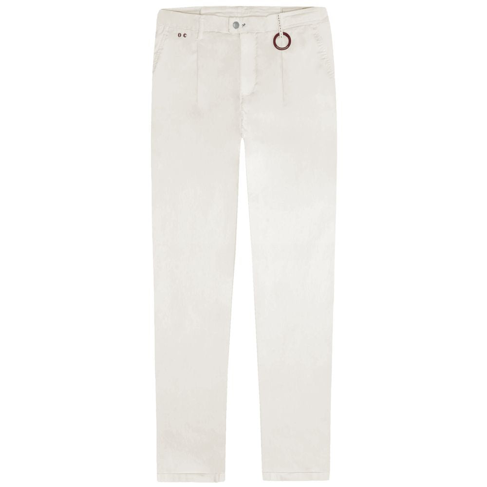 White Cotton Men Jeans