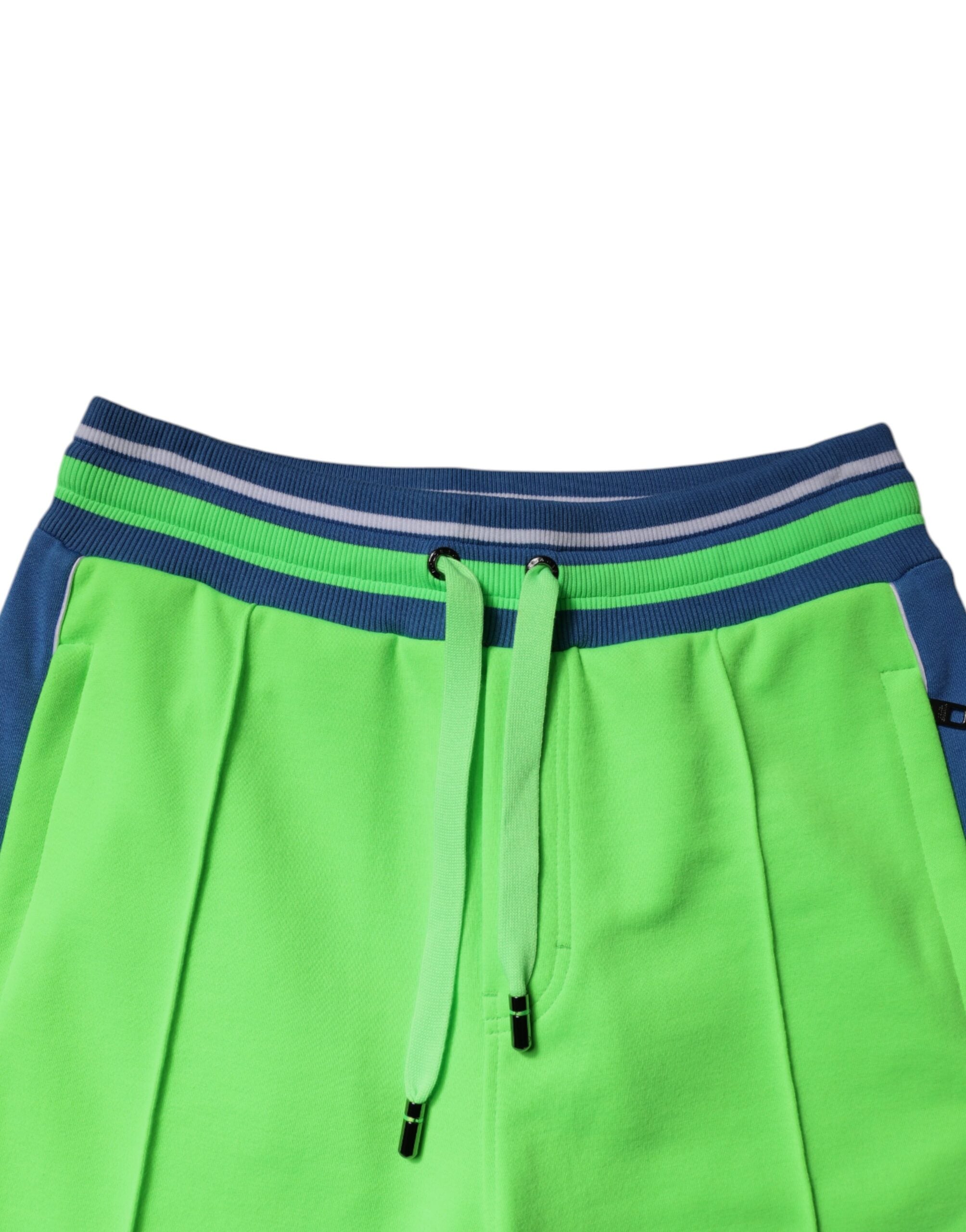 Green Blue Jogger Sweatpants Pants