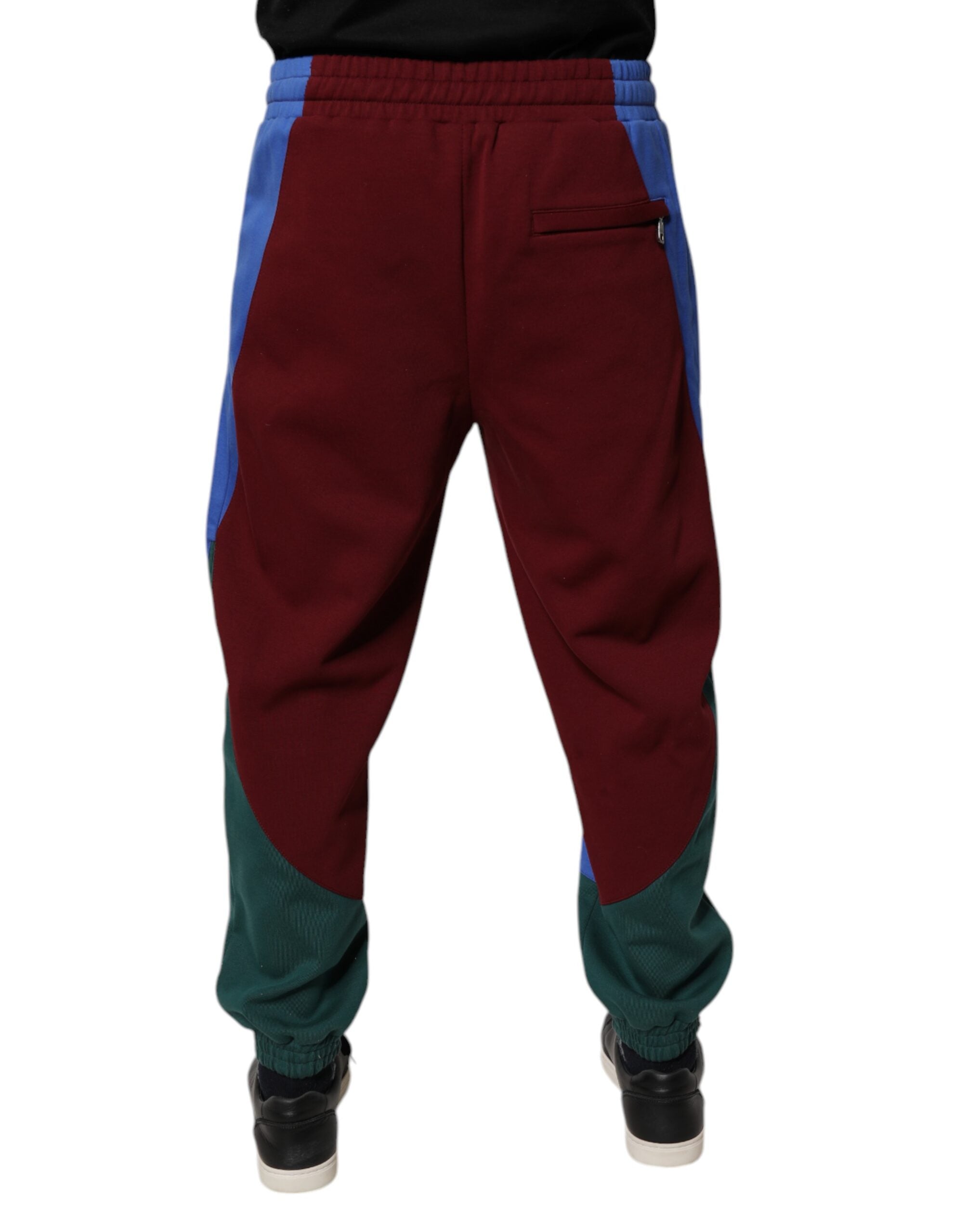 Multicolor Cotton Men Jogger Sweatpants Pants