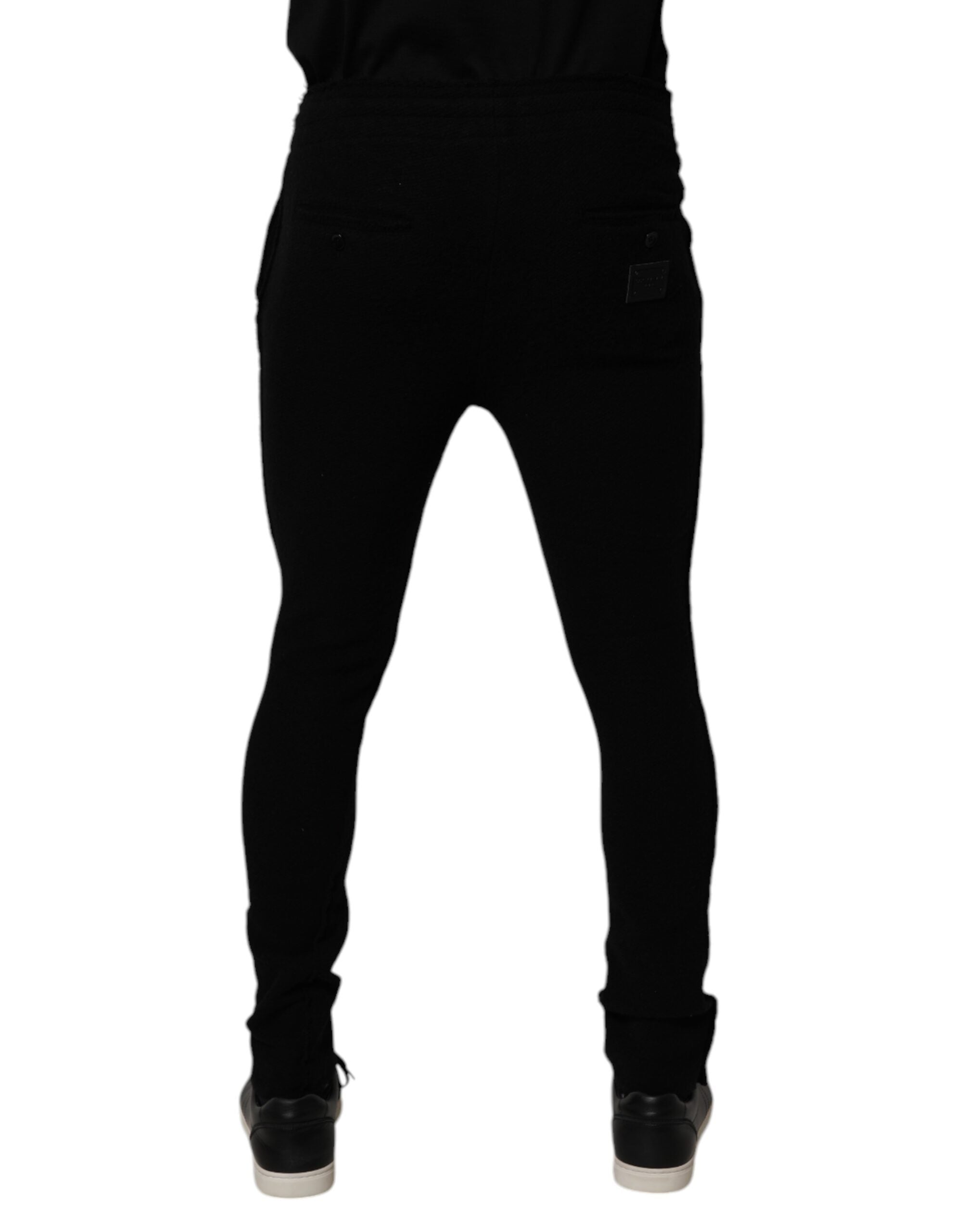 Black Cashmere Jogger Men Sweatpants Pants
