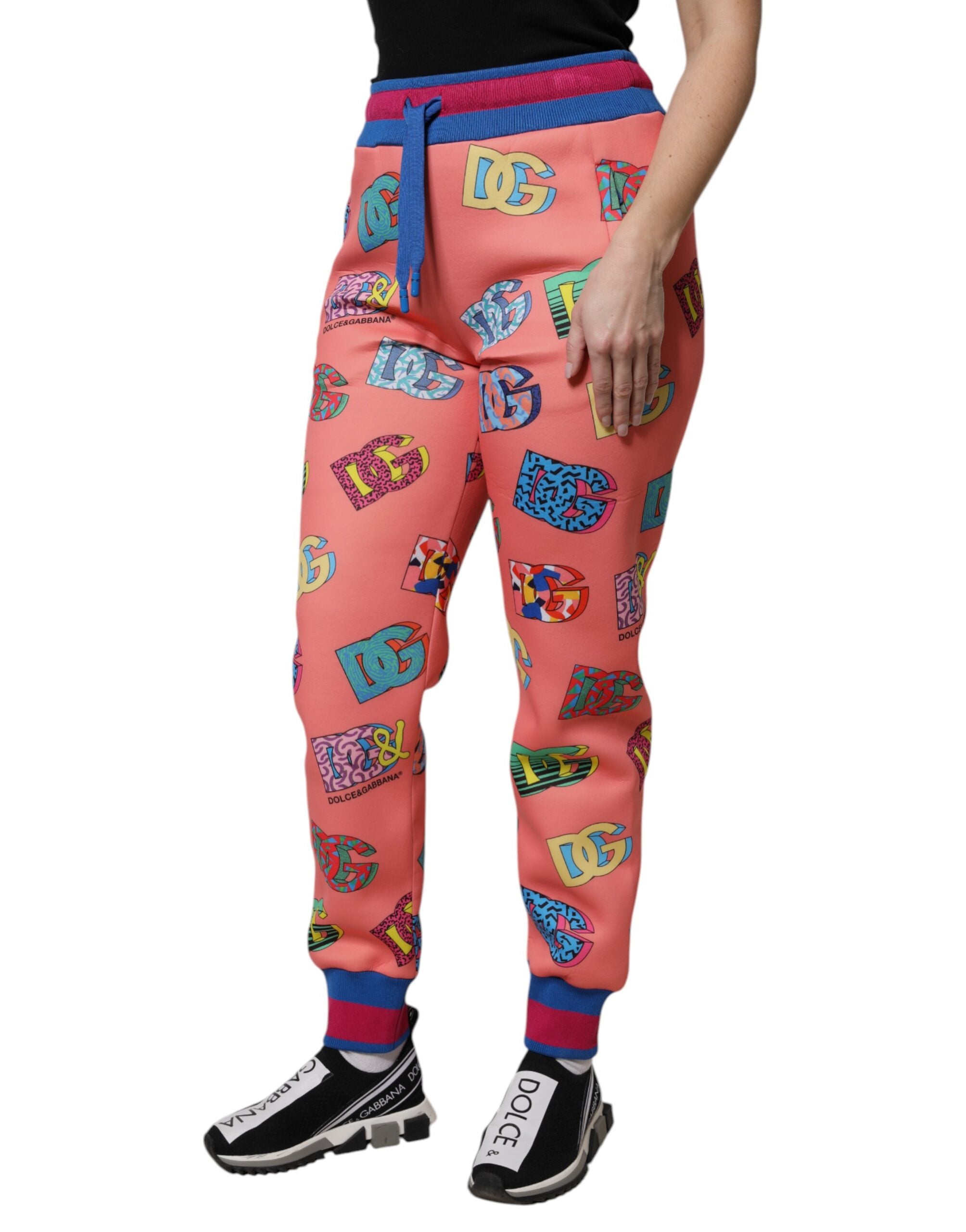 Pink Logo Monogram Jogger Sweatpants Pants