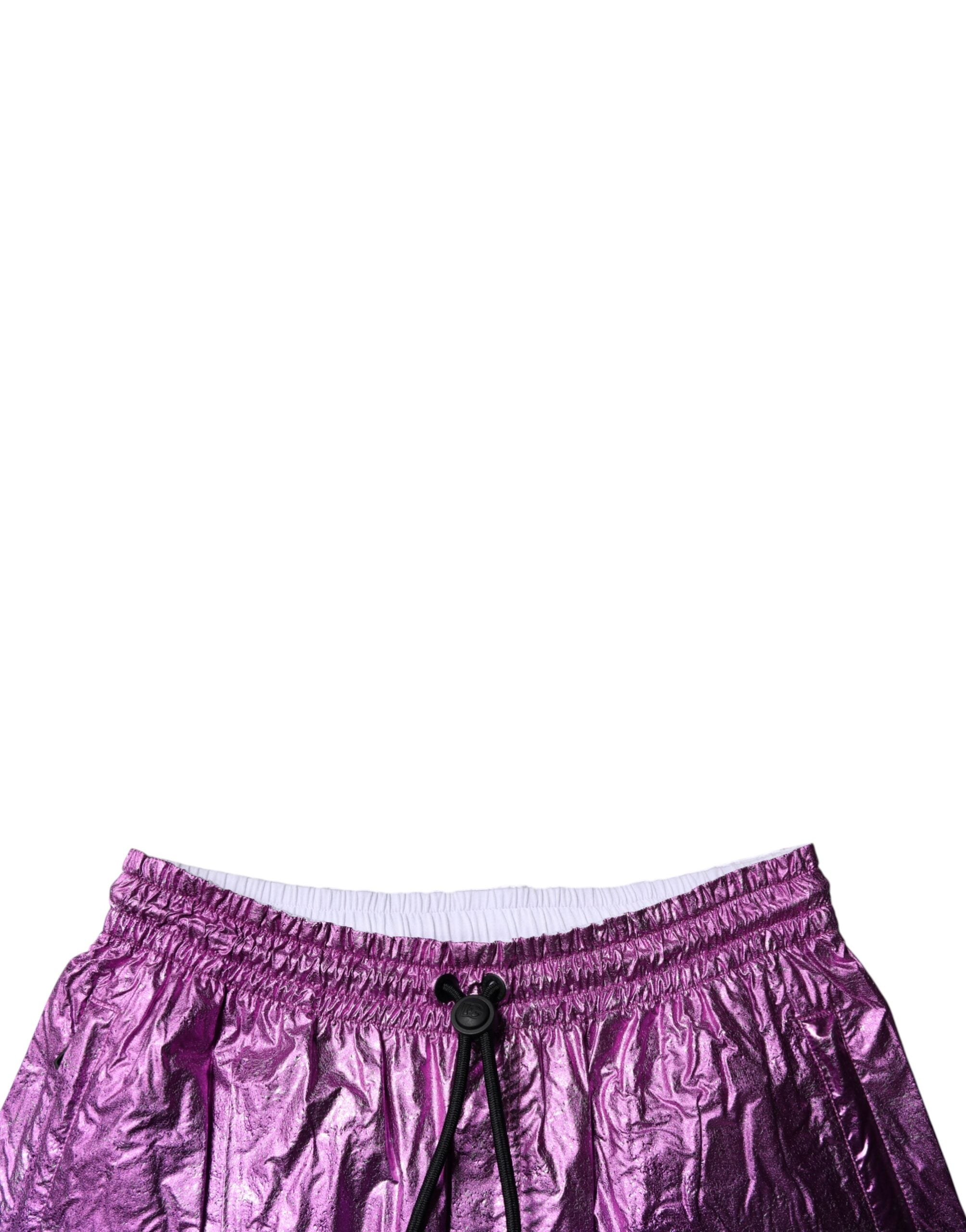 Metallic Pink Purple Two Tone Bermuda Shorts