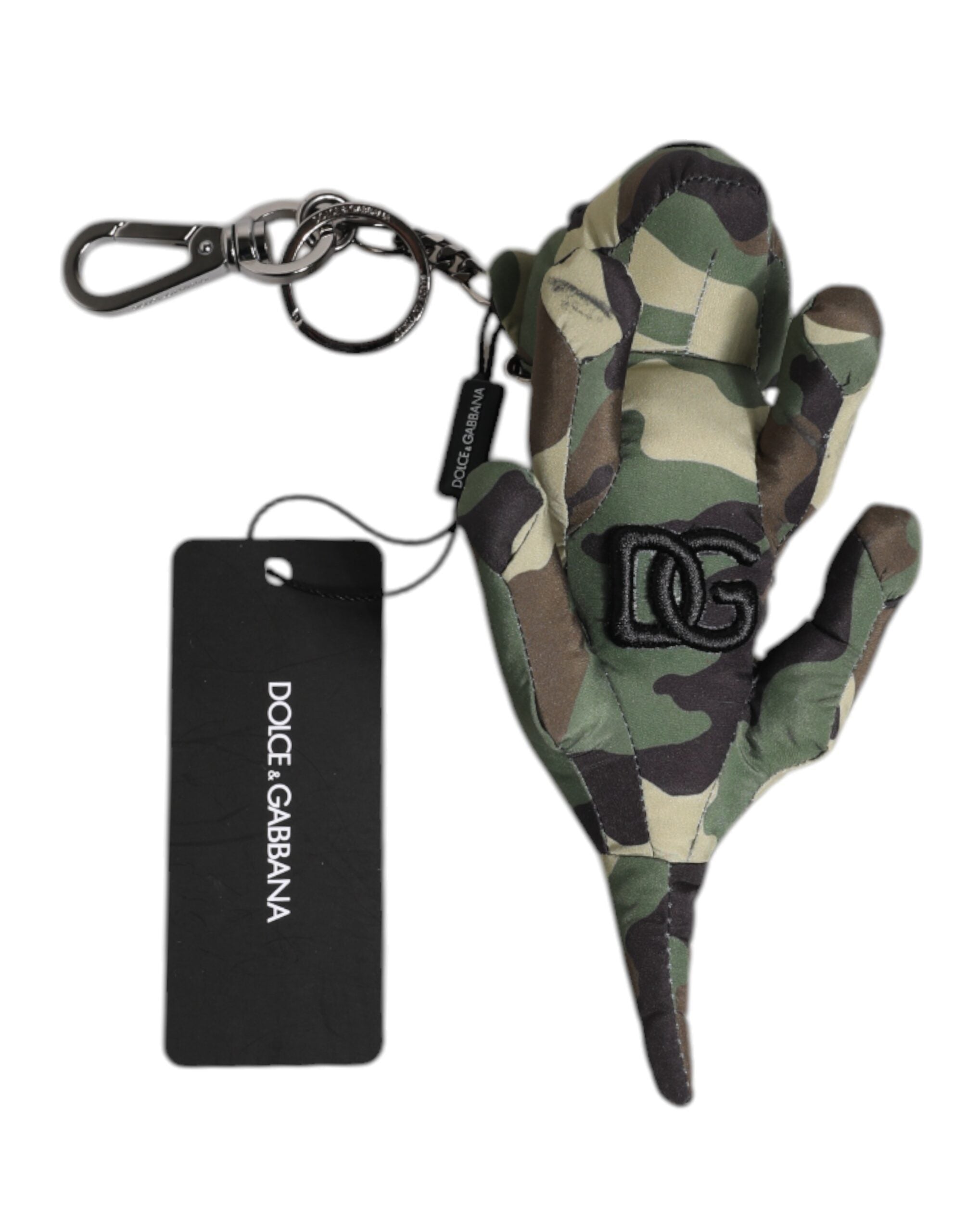 Multicolor Camouflage Animal Silhouette Keychain Keyring