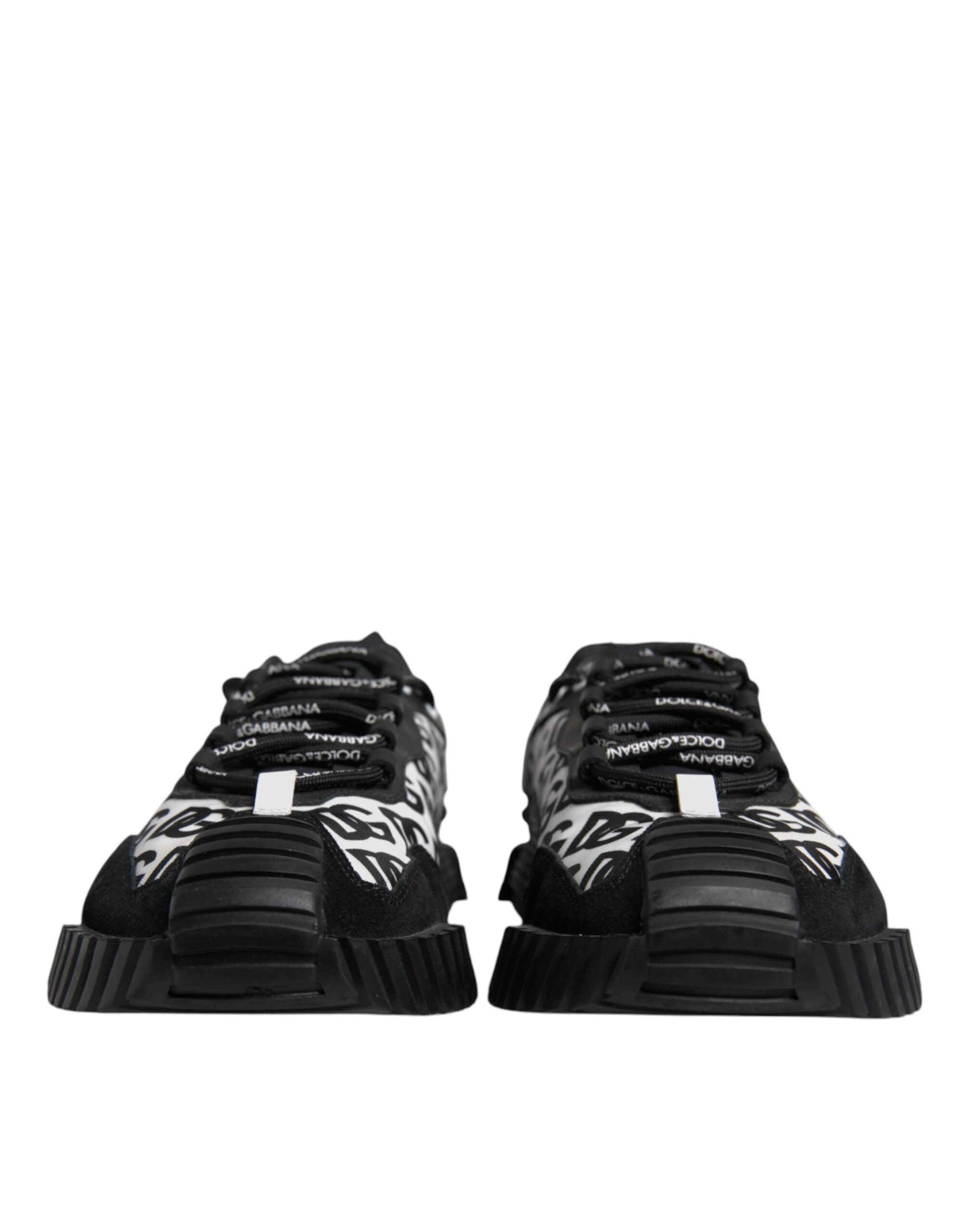 Black Logo Lace Up Low Top NS1 Sneakers Shoes