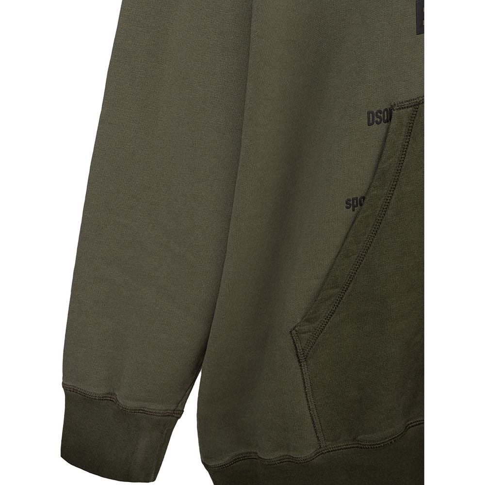 Green Cotton Sweatshirt