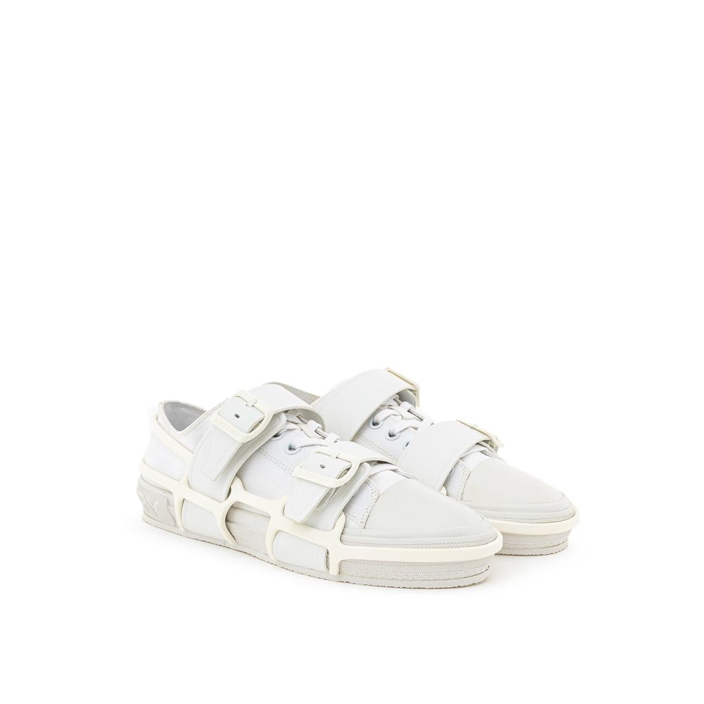 White Cotton Athletic Sneakers