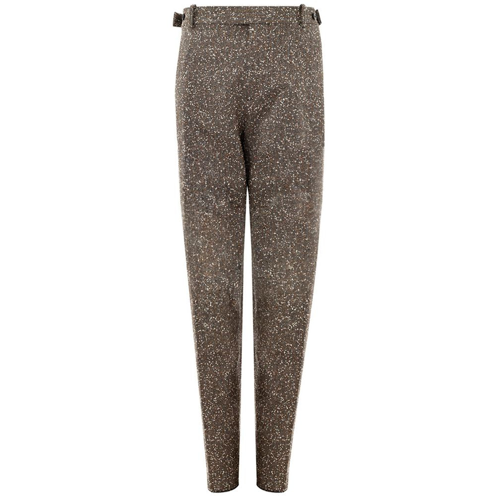 Multicolor Viscose Casual Pants