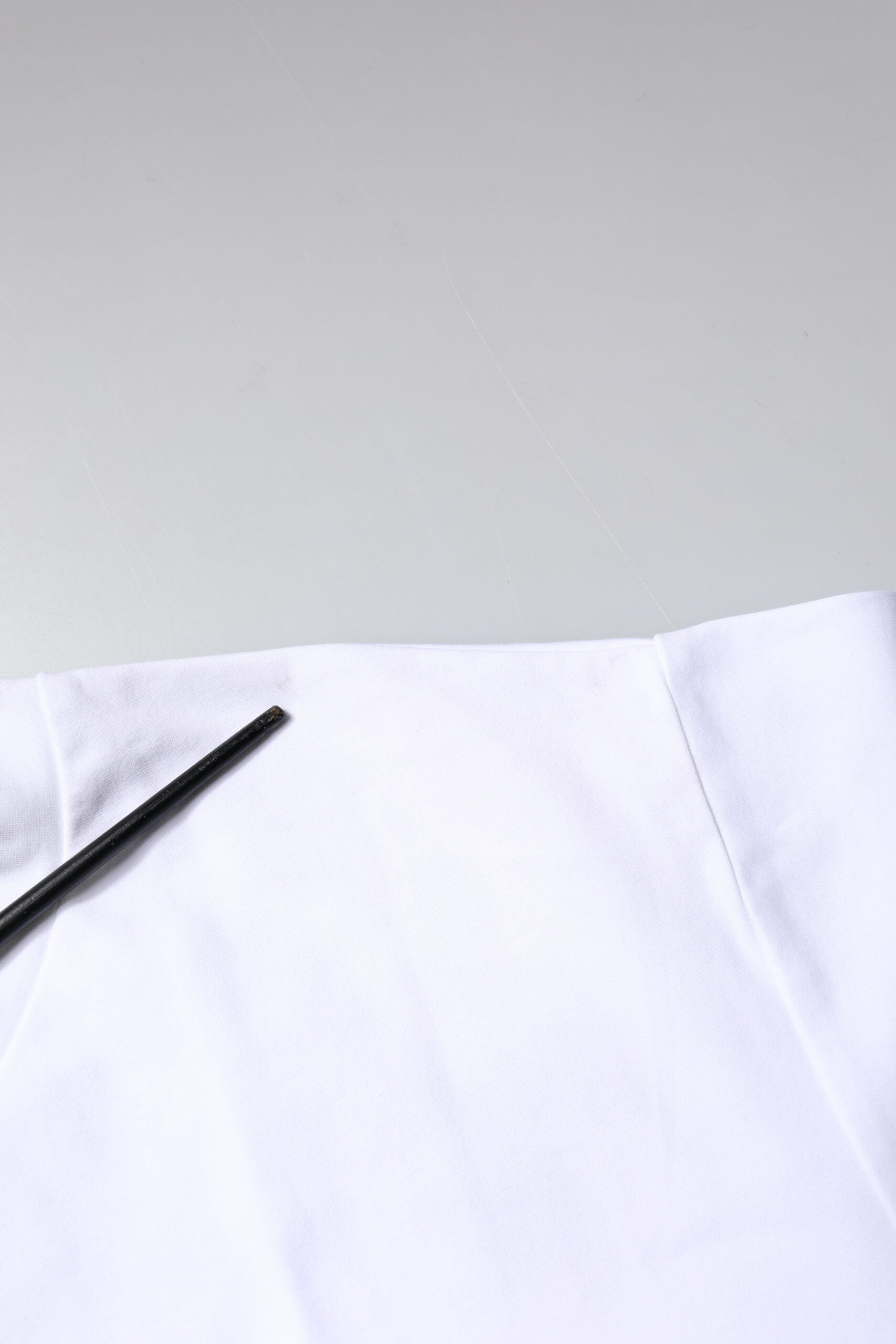 White Bellissima Cotton Crew Neck T-shirt