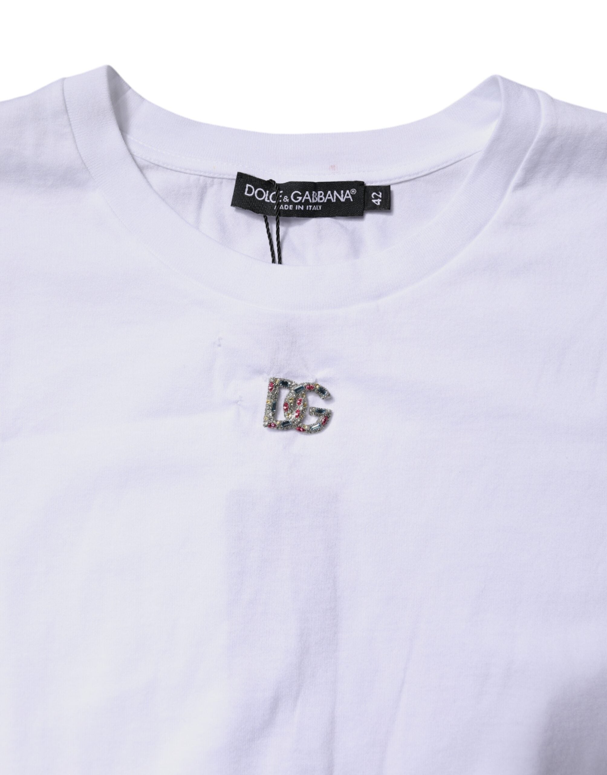 White Cotton Sleeveless Round Neck Tank Top