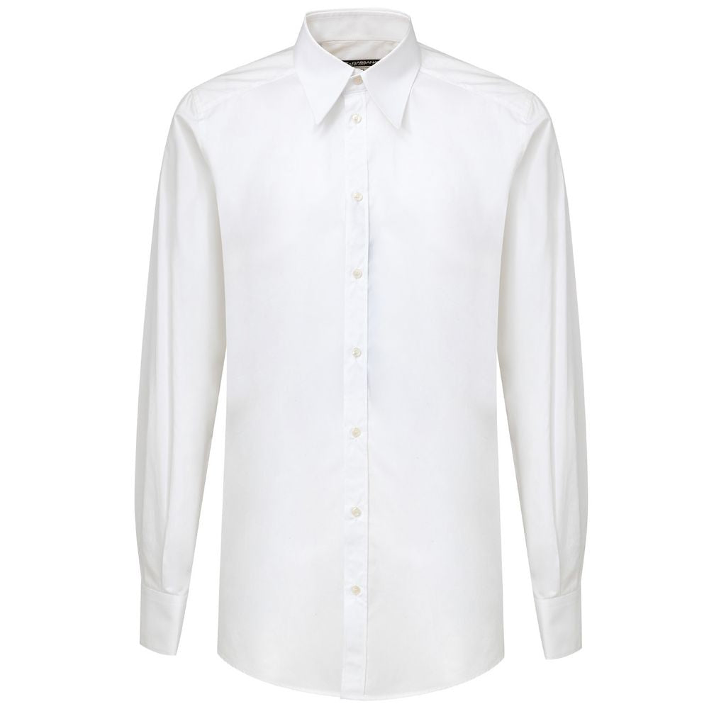 White Cotton Dress Shirt