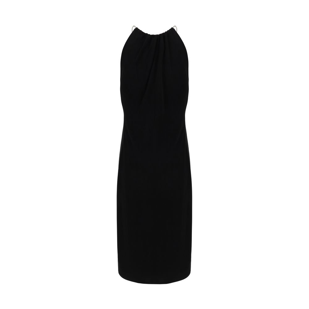 Black Viscose Cocktail Dress