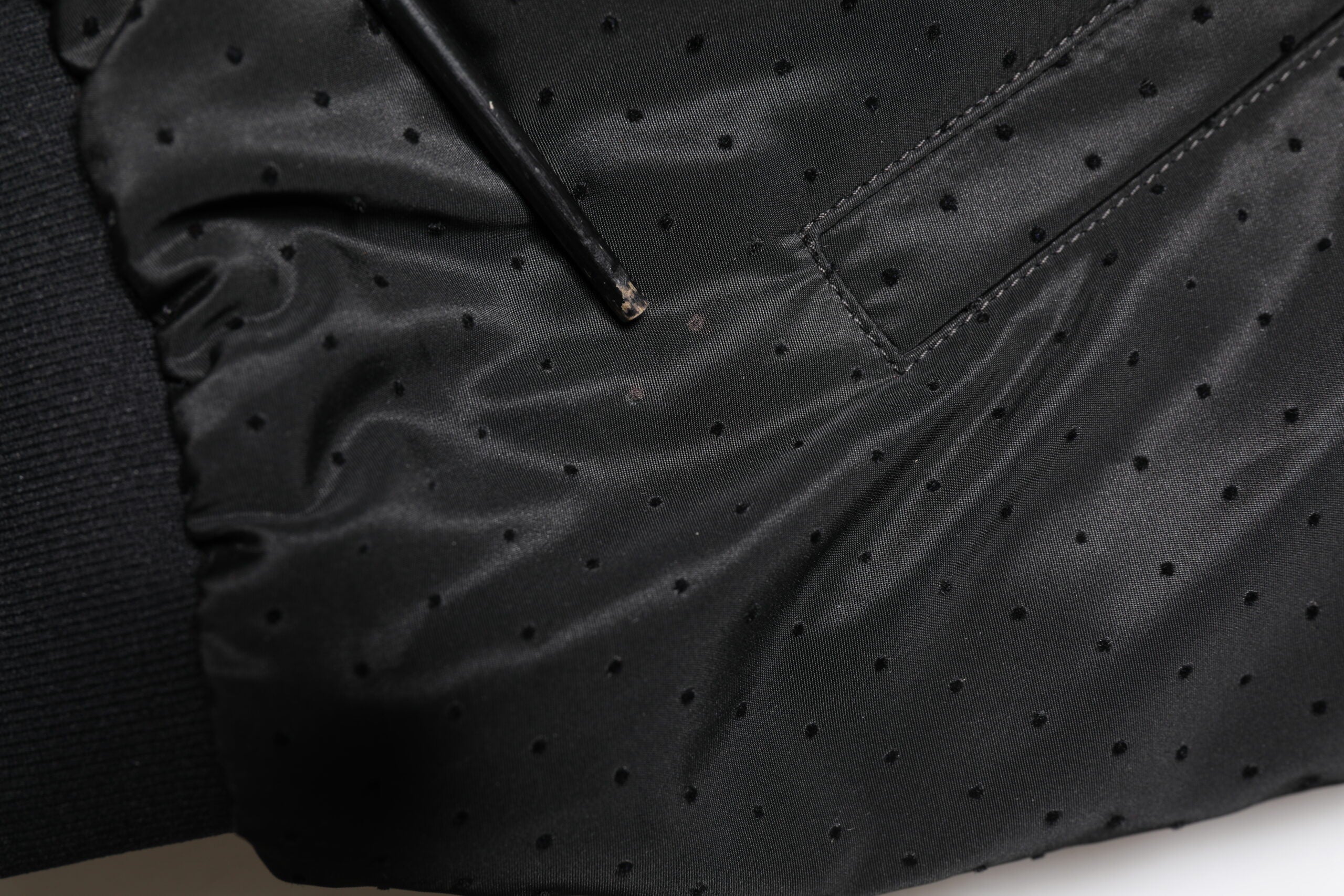 Black Long Sleeves Full Zip Bomber Jacket