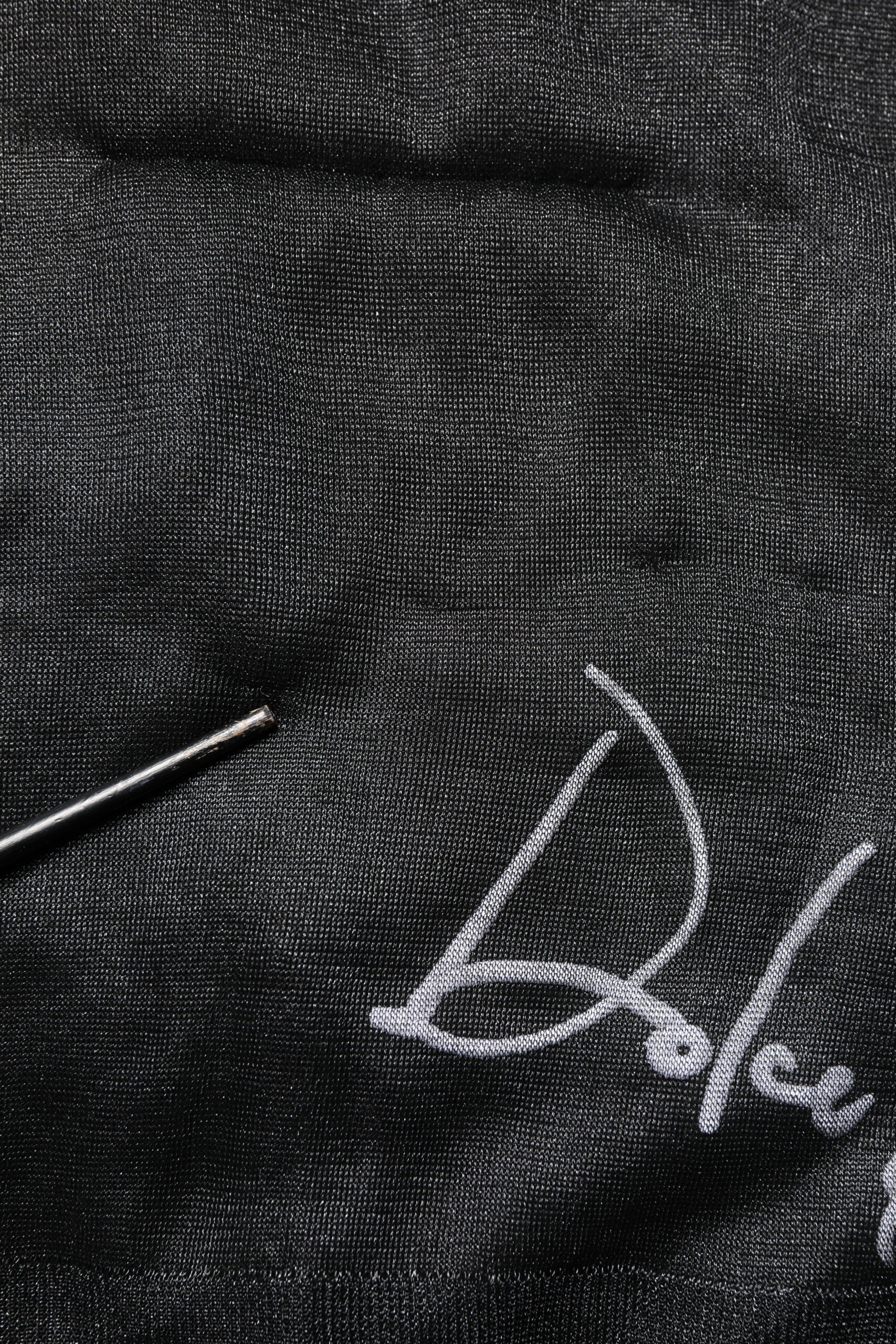 Black Logo Knitted Crewneck Pullover Sweater