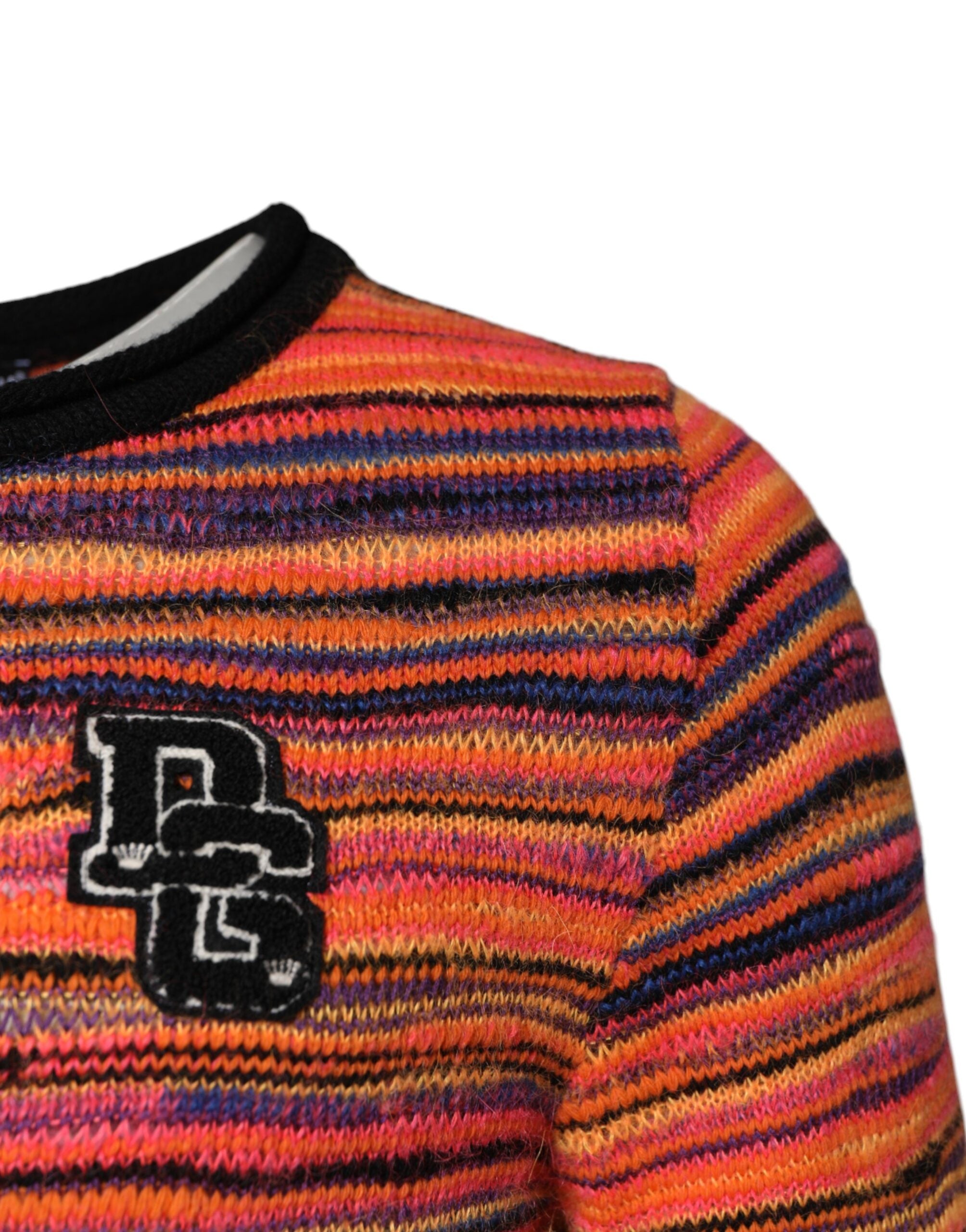Multicolor Wool DGLogo Knit Pullover Sweater