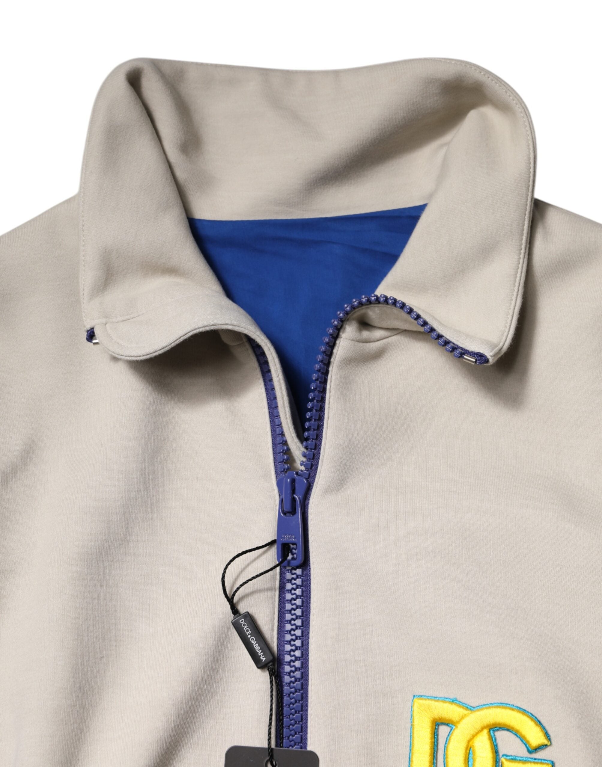 Multicolor Polyester Full Zip Bomber Jacket