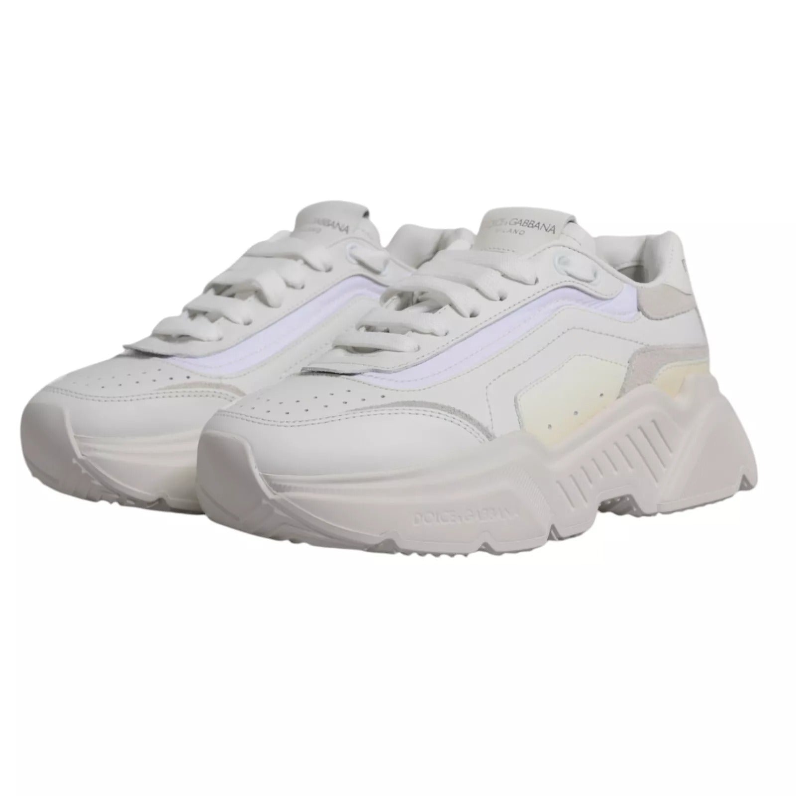 White Daymaster Low Top Mens Sneakers Shoes