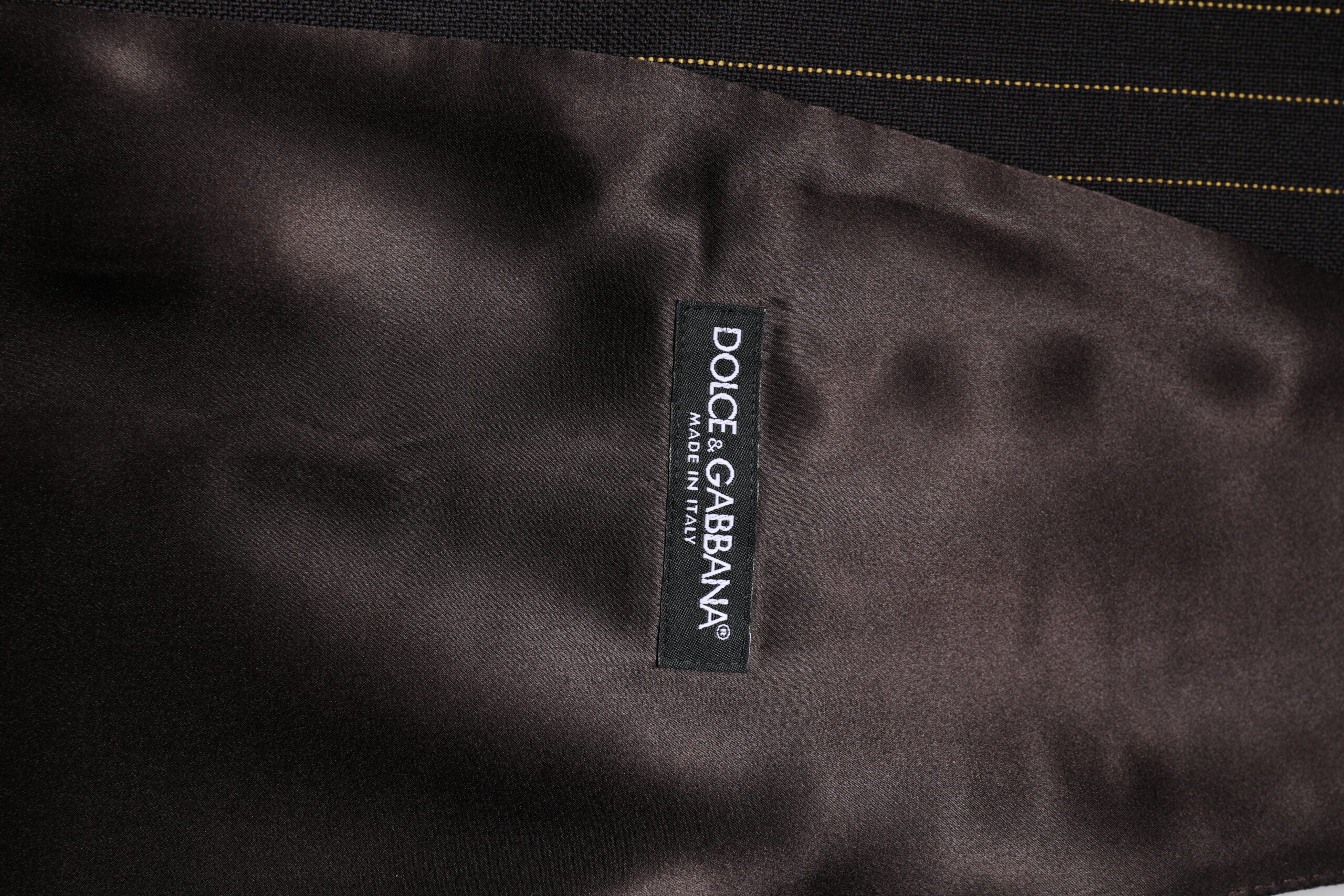 Black Stripes Wool Formal Men Waistcoat Vest