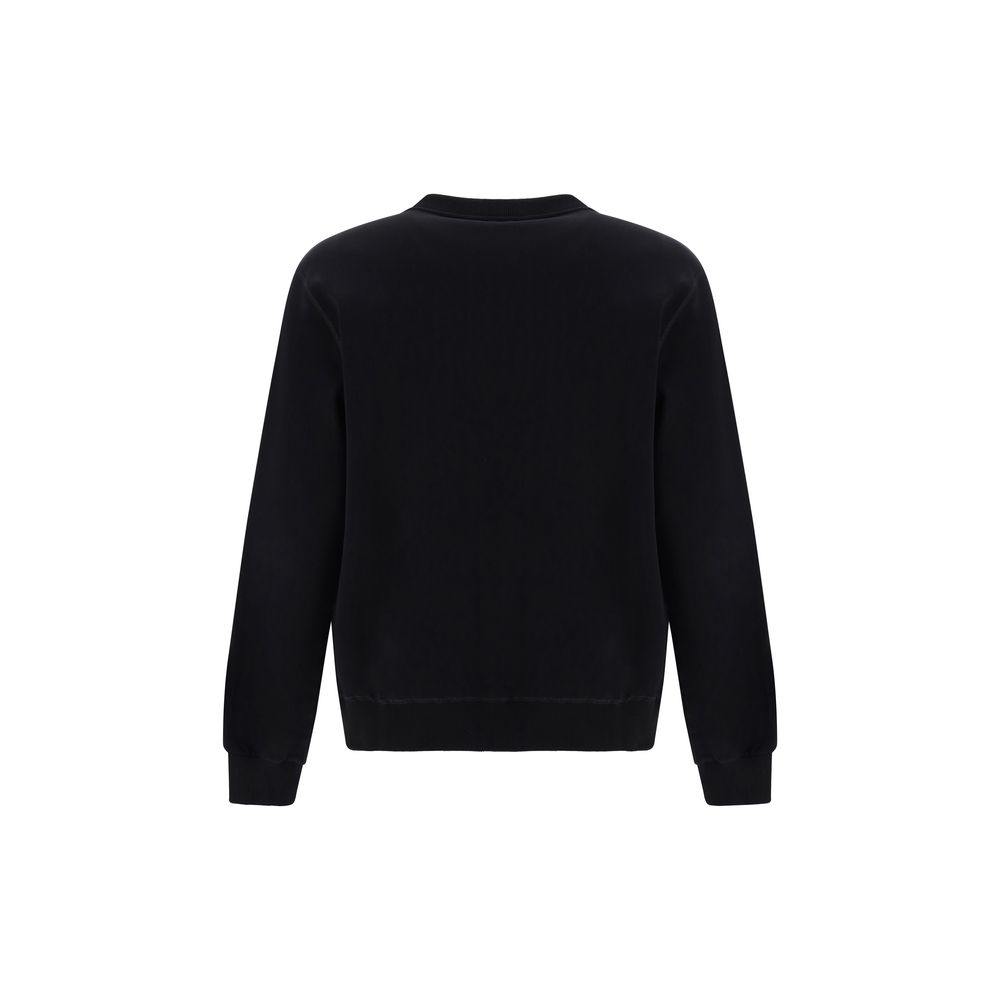 Black Cotton Sweatshirt