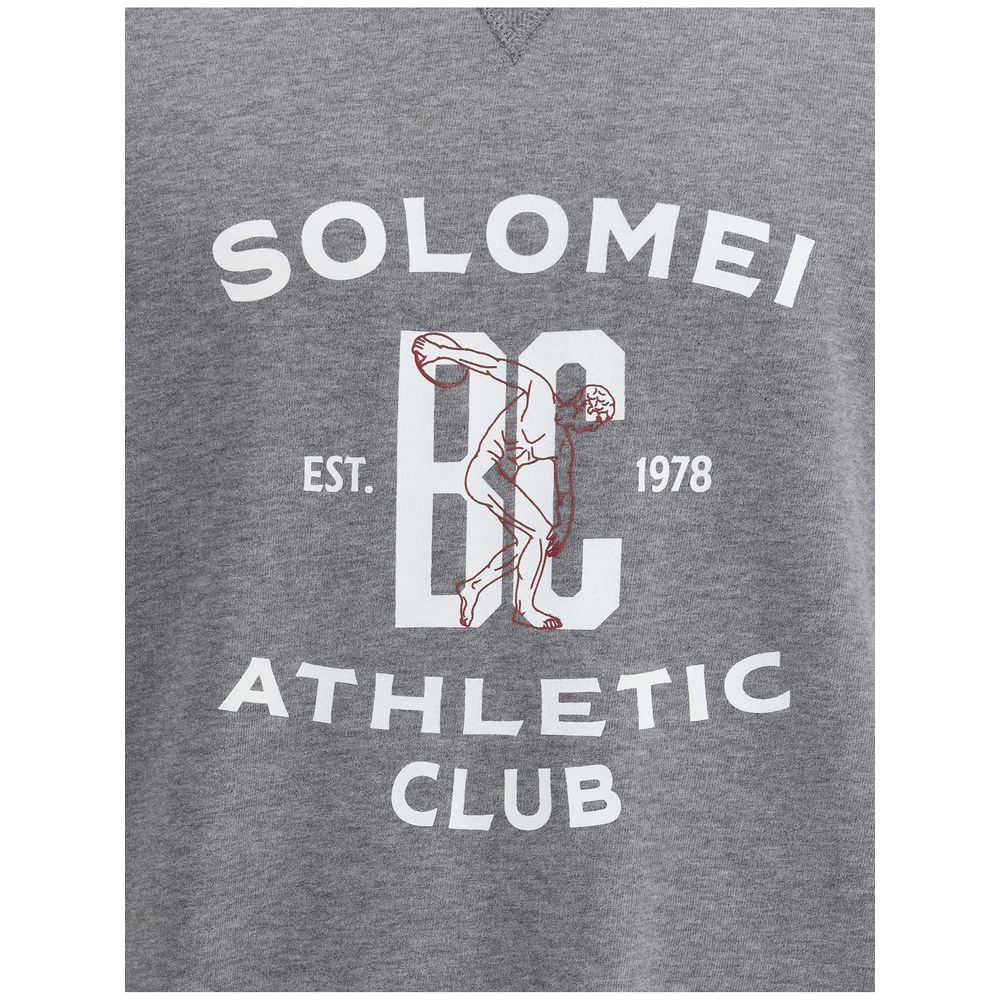 Gray Cotton Sweatshirt