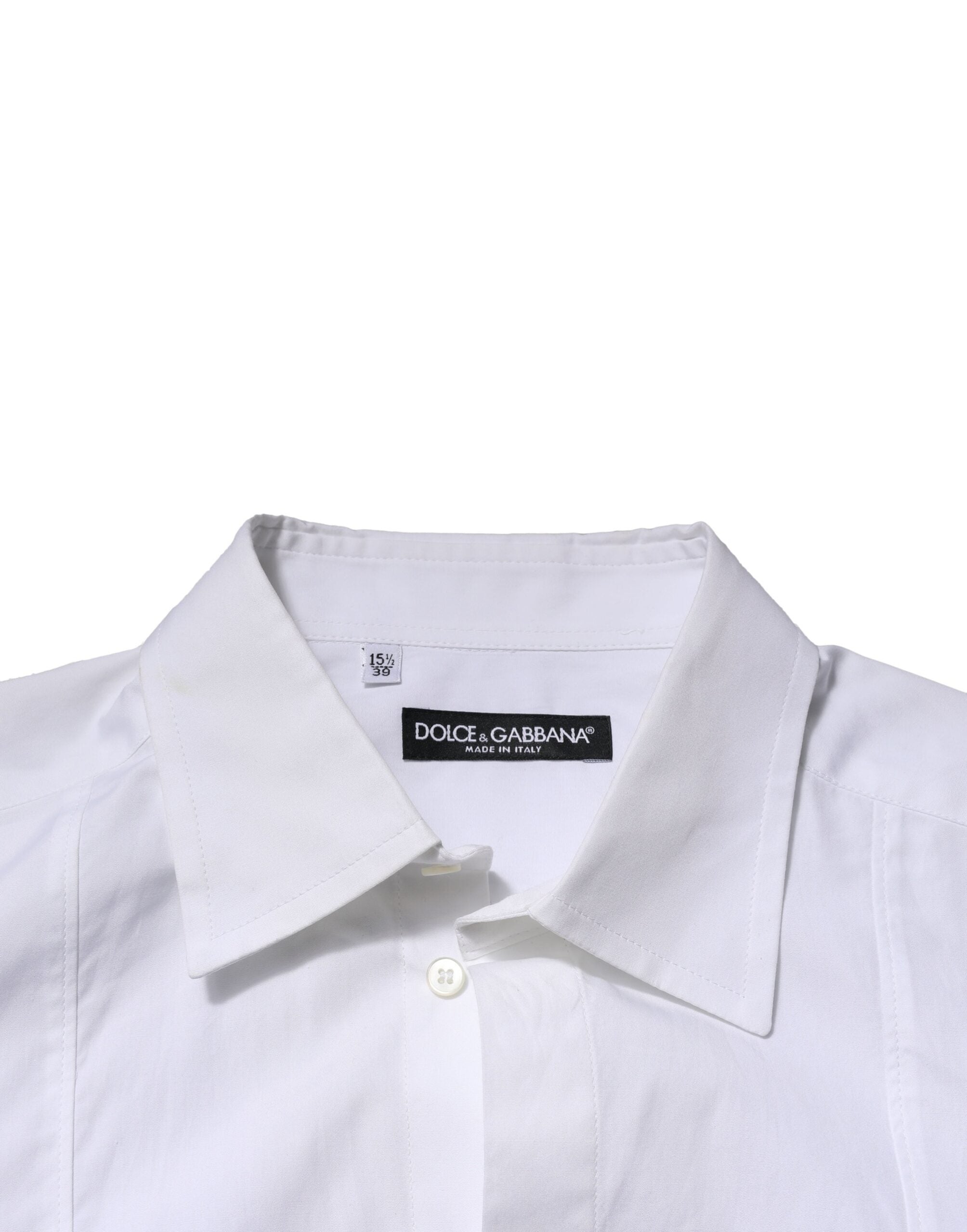 White Poplin Cotton Formal Men Dress Shirt