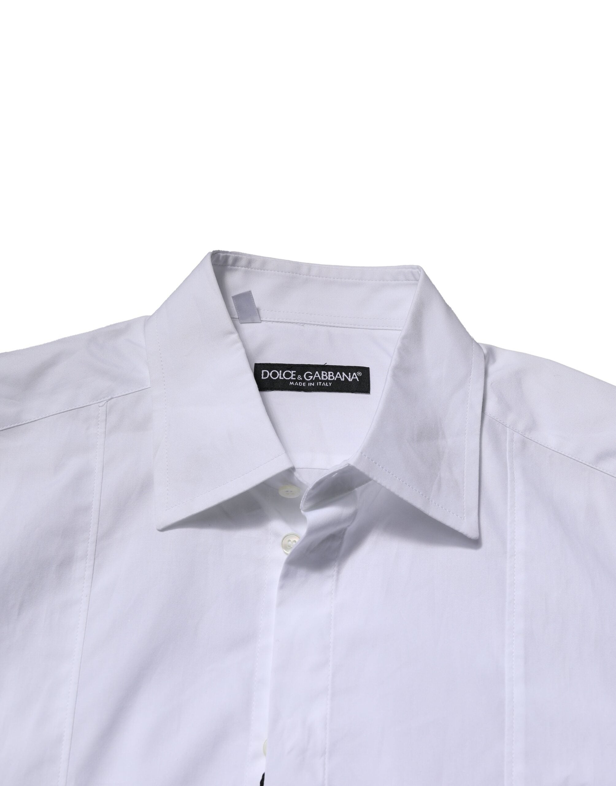 White Cotton Short Sleeves Dress Formal Shirt
