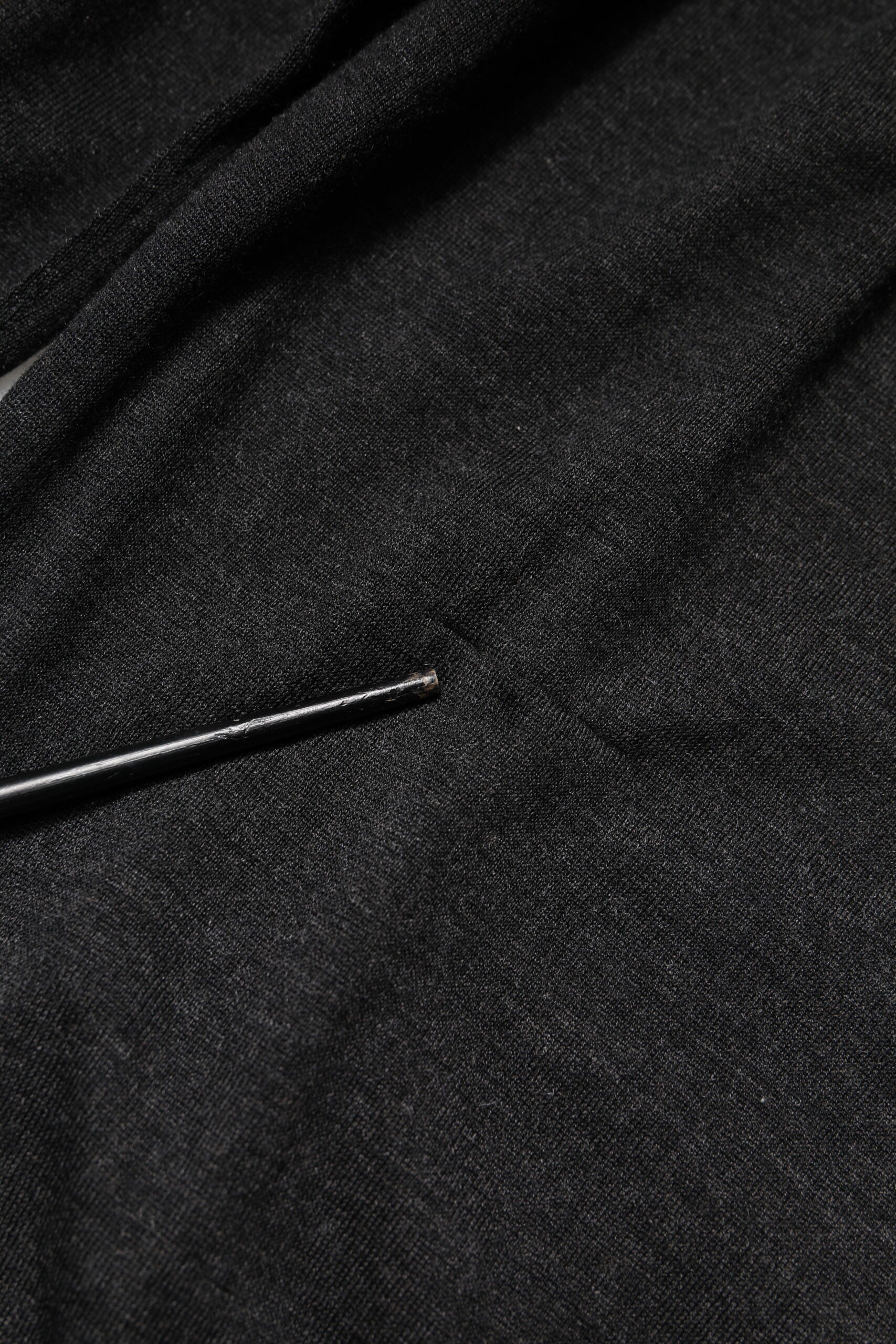 Gray Cashmere Crew Neck Sweatshirt Sweater