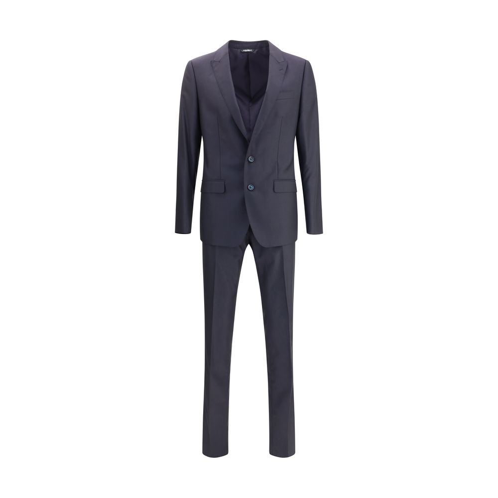 Virgin wool-silk blend Suit