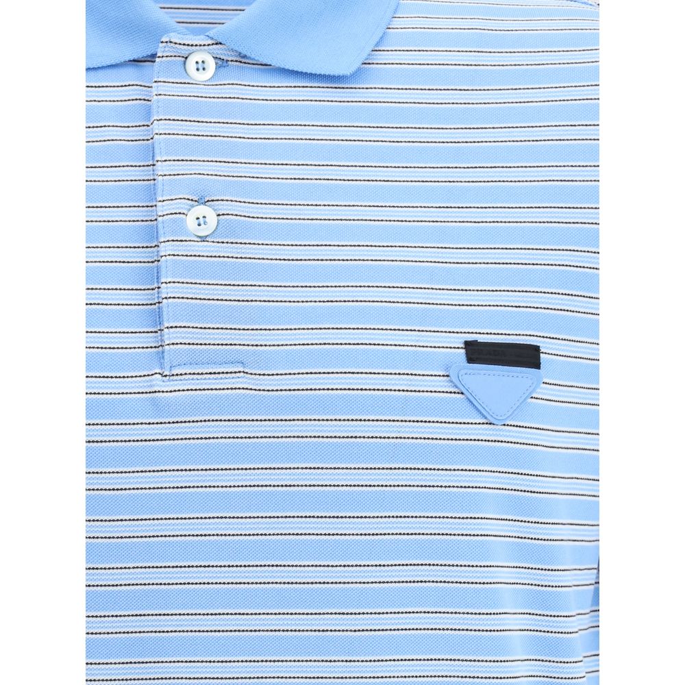Light Blue Cotton Polo Shirt